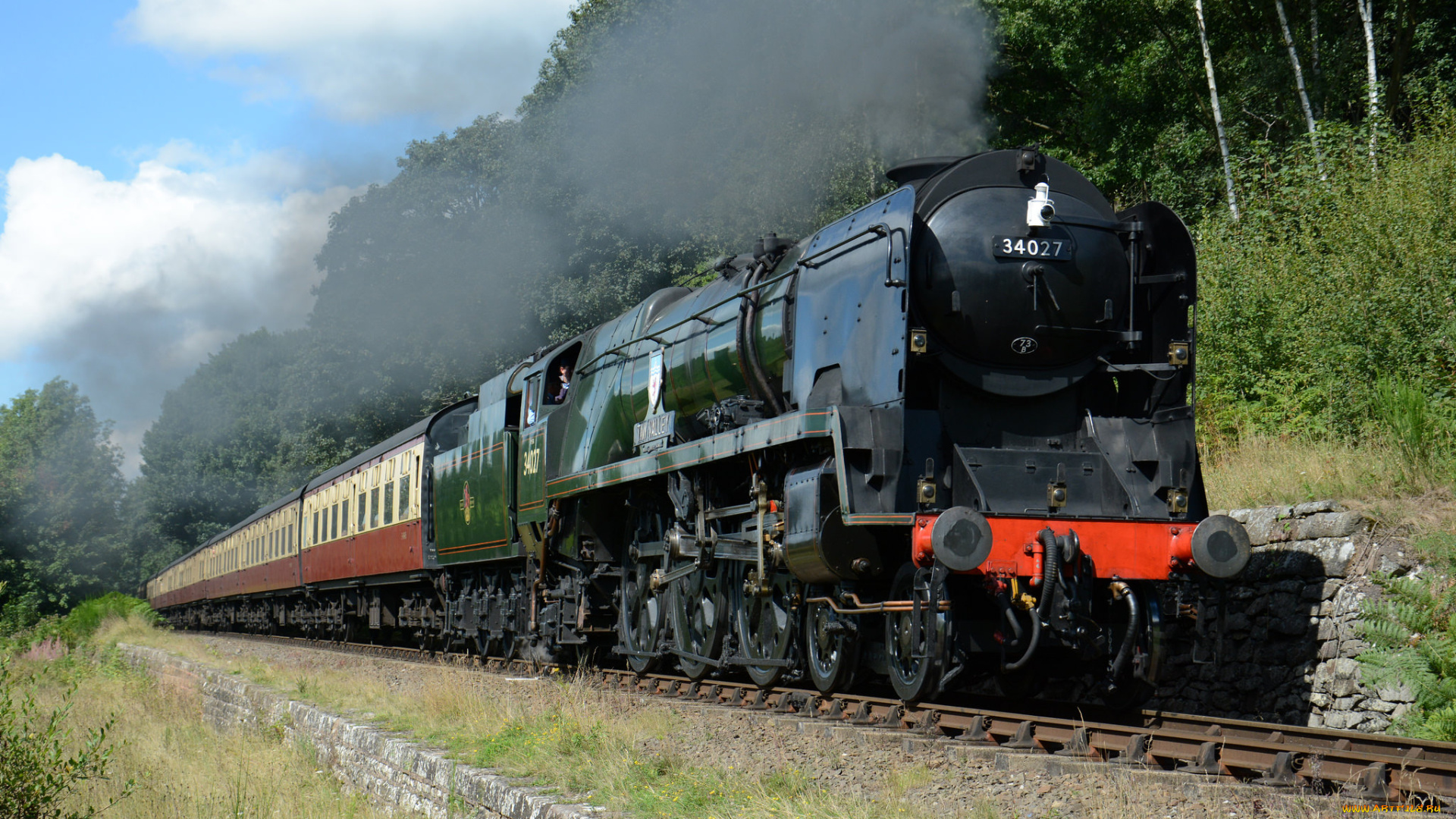 техника, паровозы, паровоз, рельсы