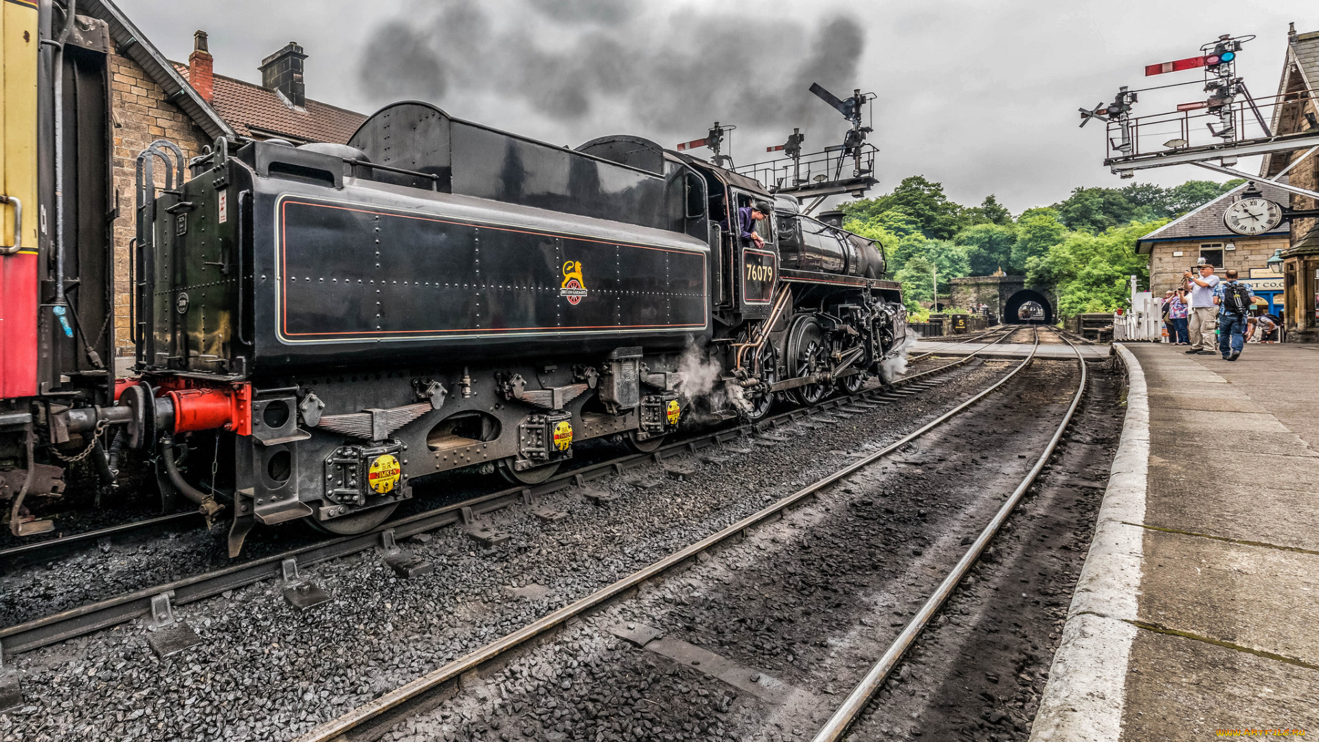 техника, паровозы, рельсы, паровоз