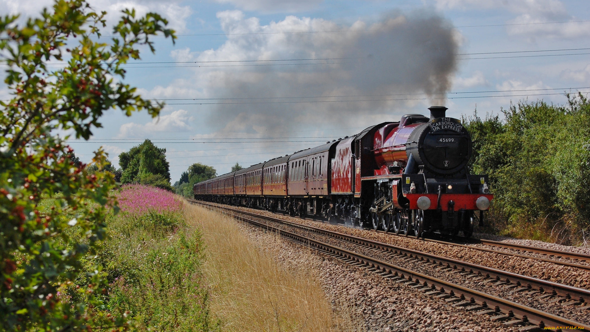 техника, паровозы, рельсы, паровоз