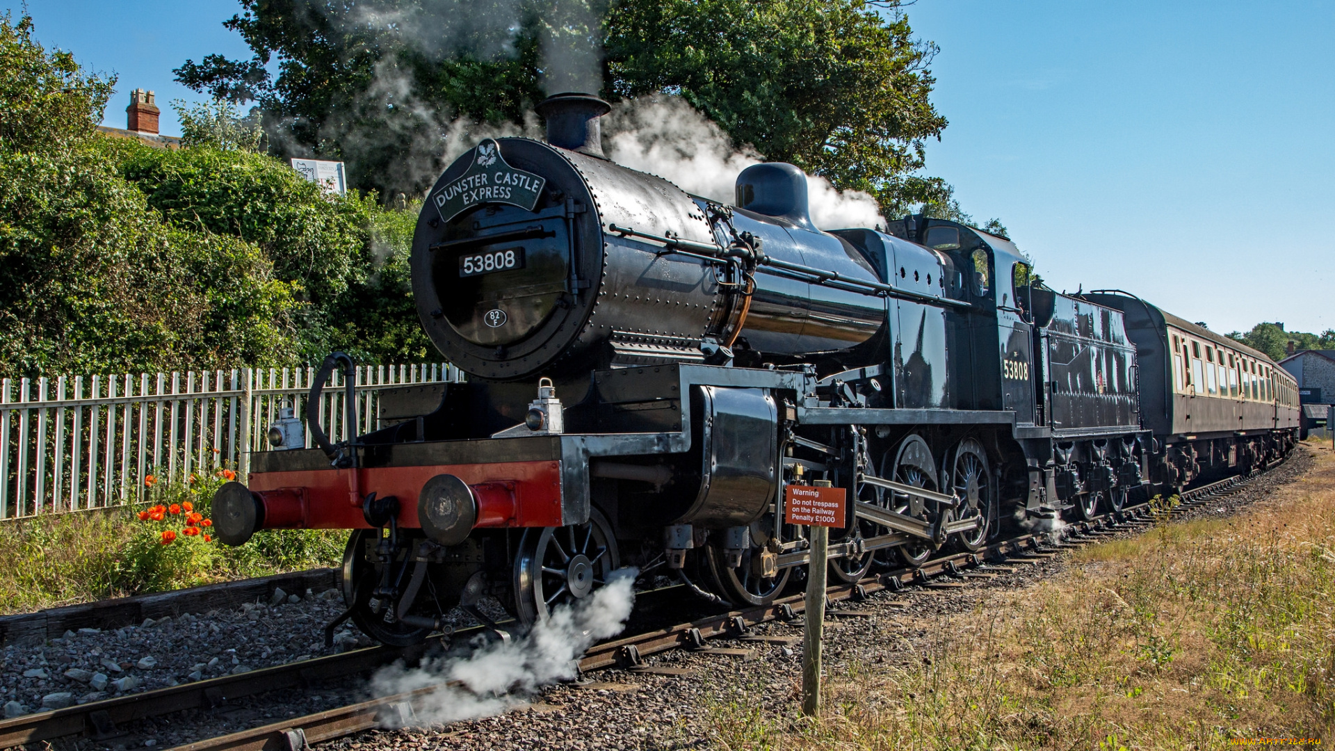 техника, паровозы, рельсы, паровоз