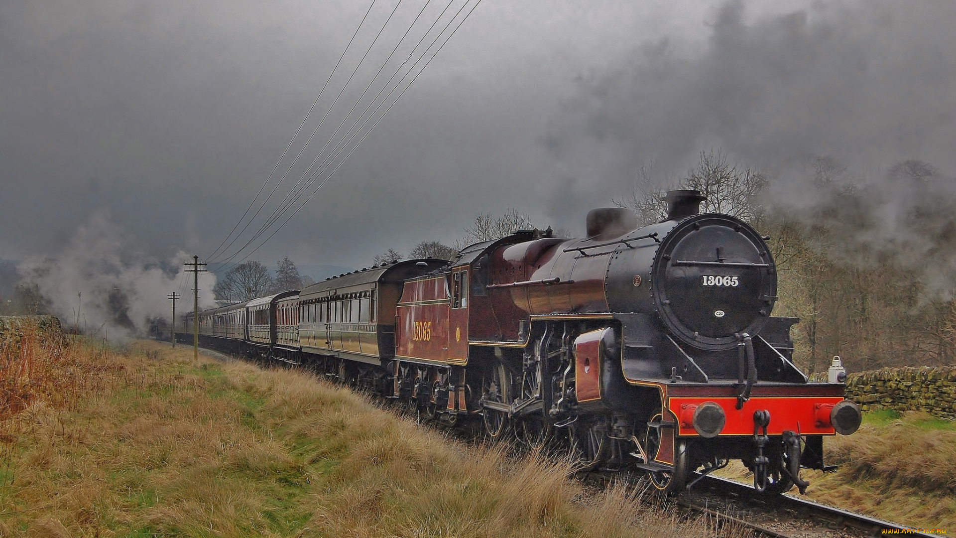 техника, паровозы, рельсы, паровоз