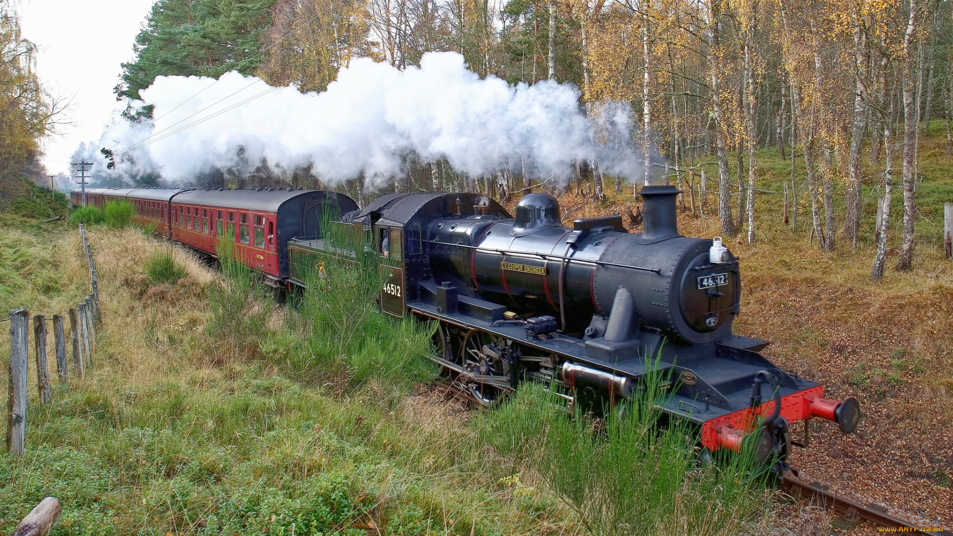 техника, паровозы, рельсы, паровоз