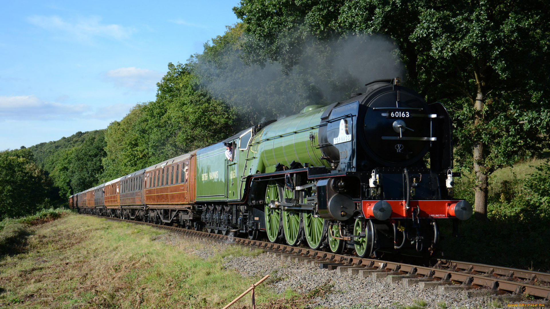 техника, паровозы, рельсы, паровоз