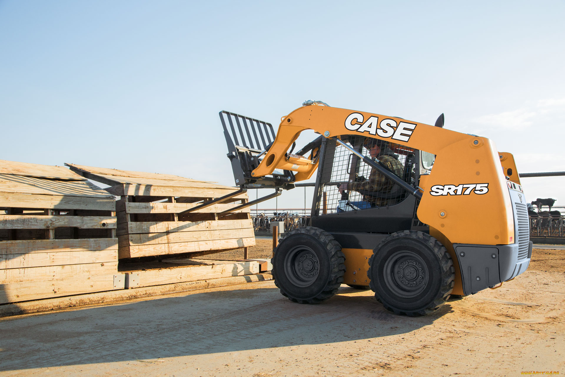 техника, фронтальные, погрузчики, case