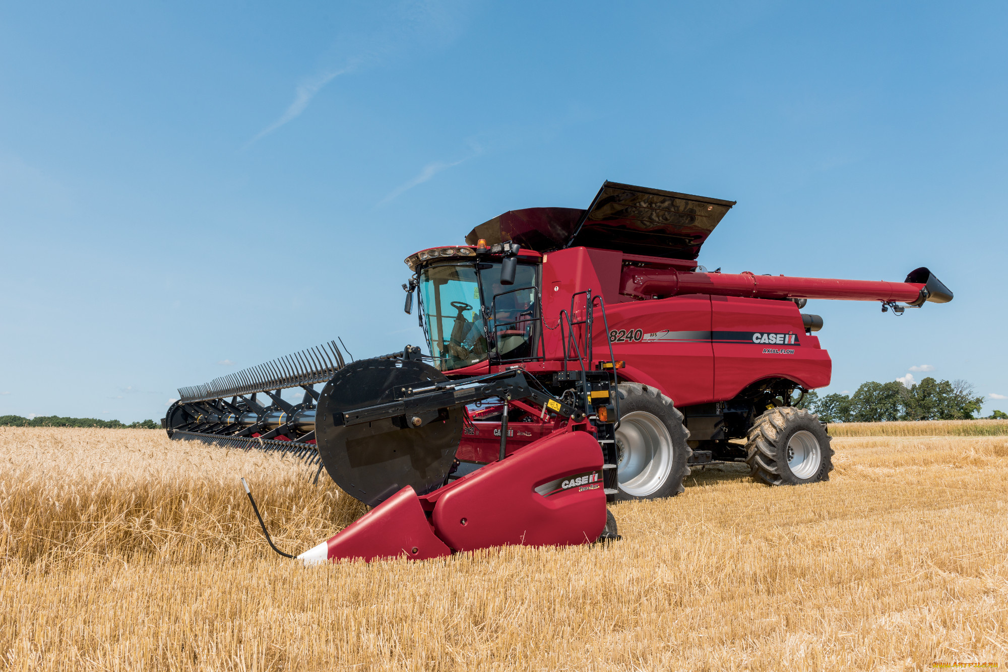 техника, комбайны, case
