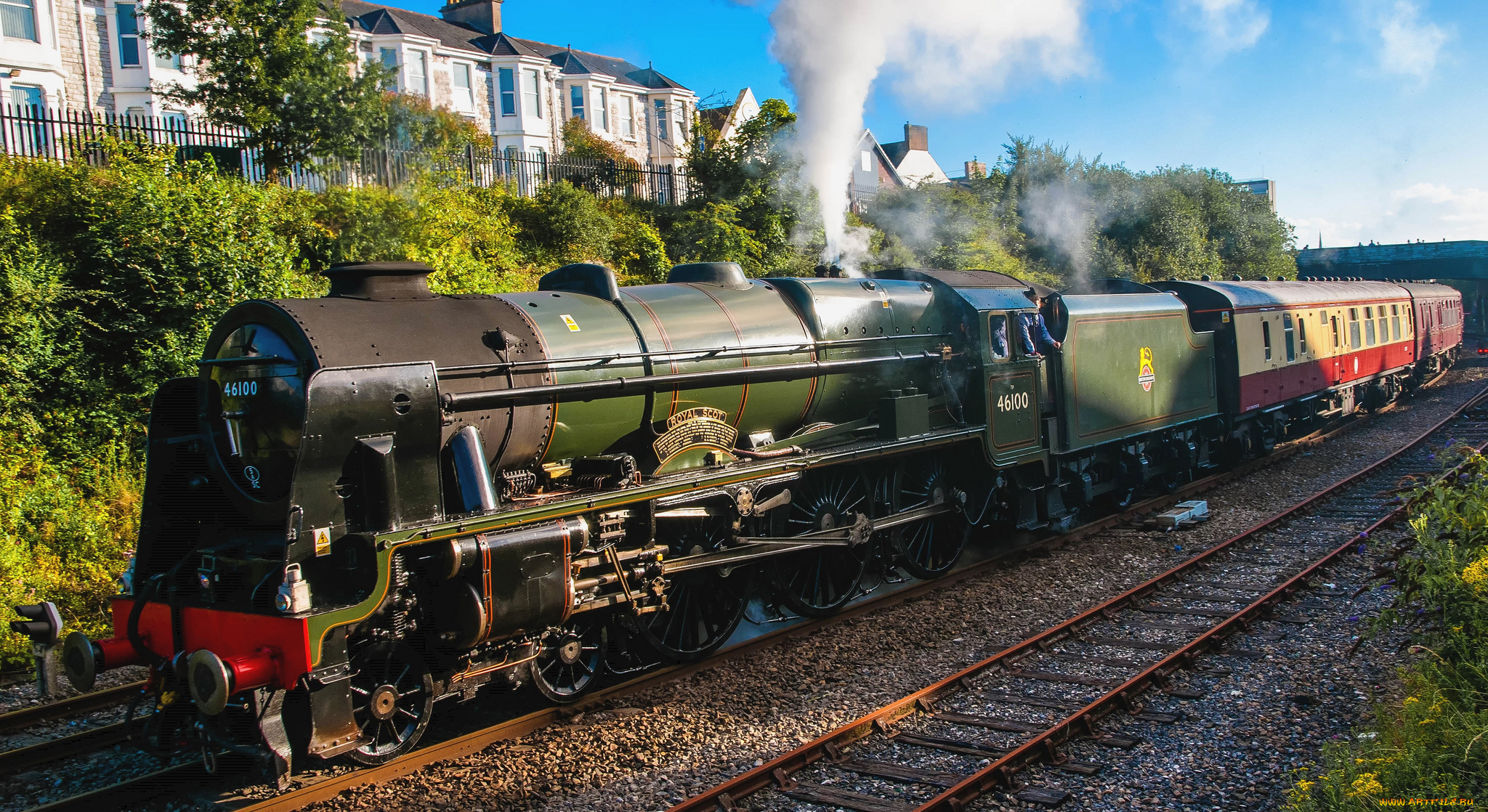 техника, паровозы, паровоз, рельсы