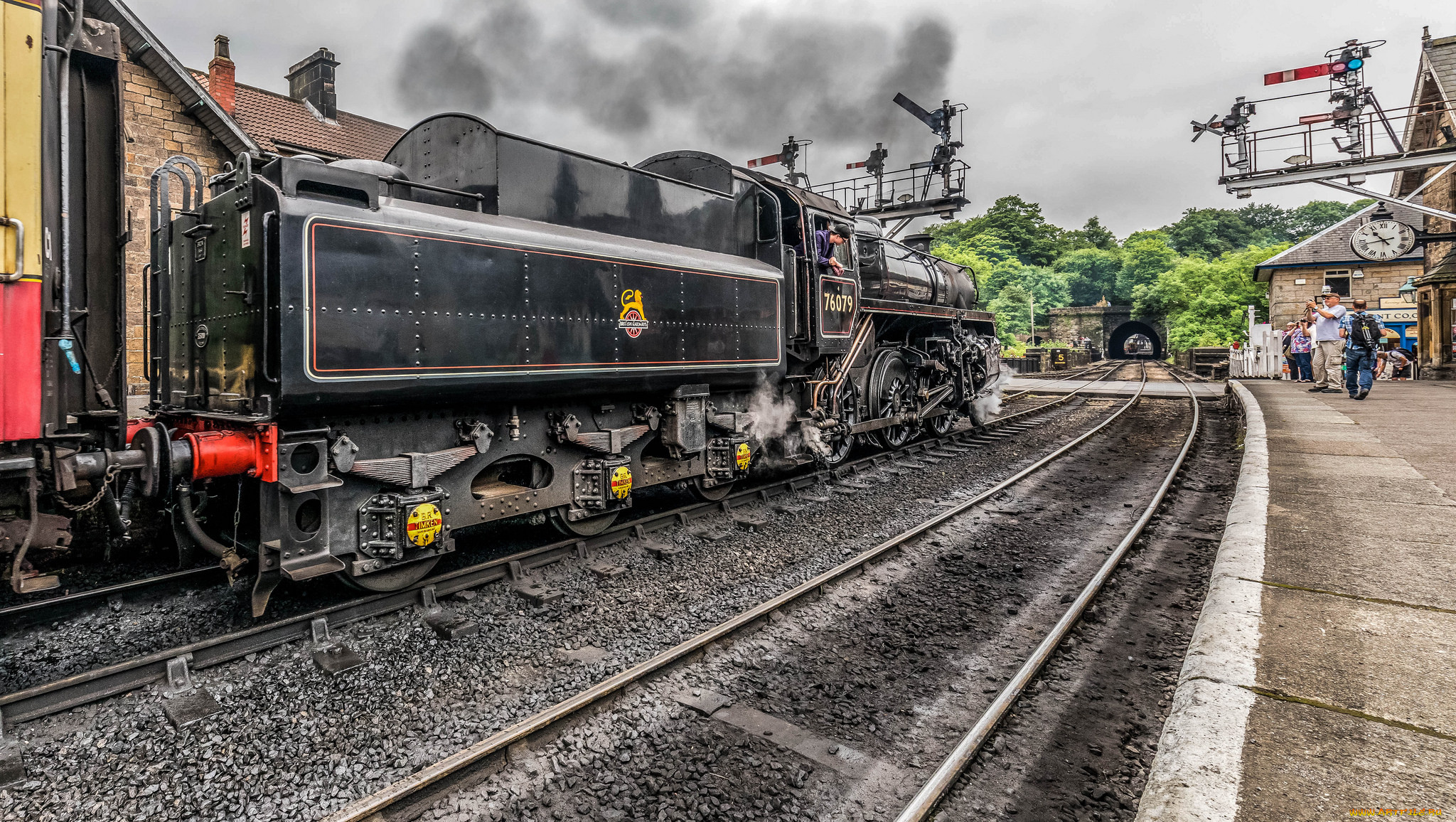 техника, паровозы, рельсы, паровоз