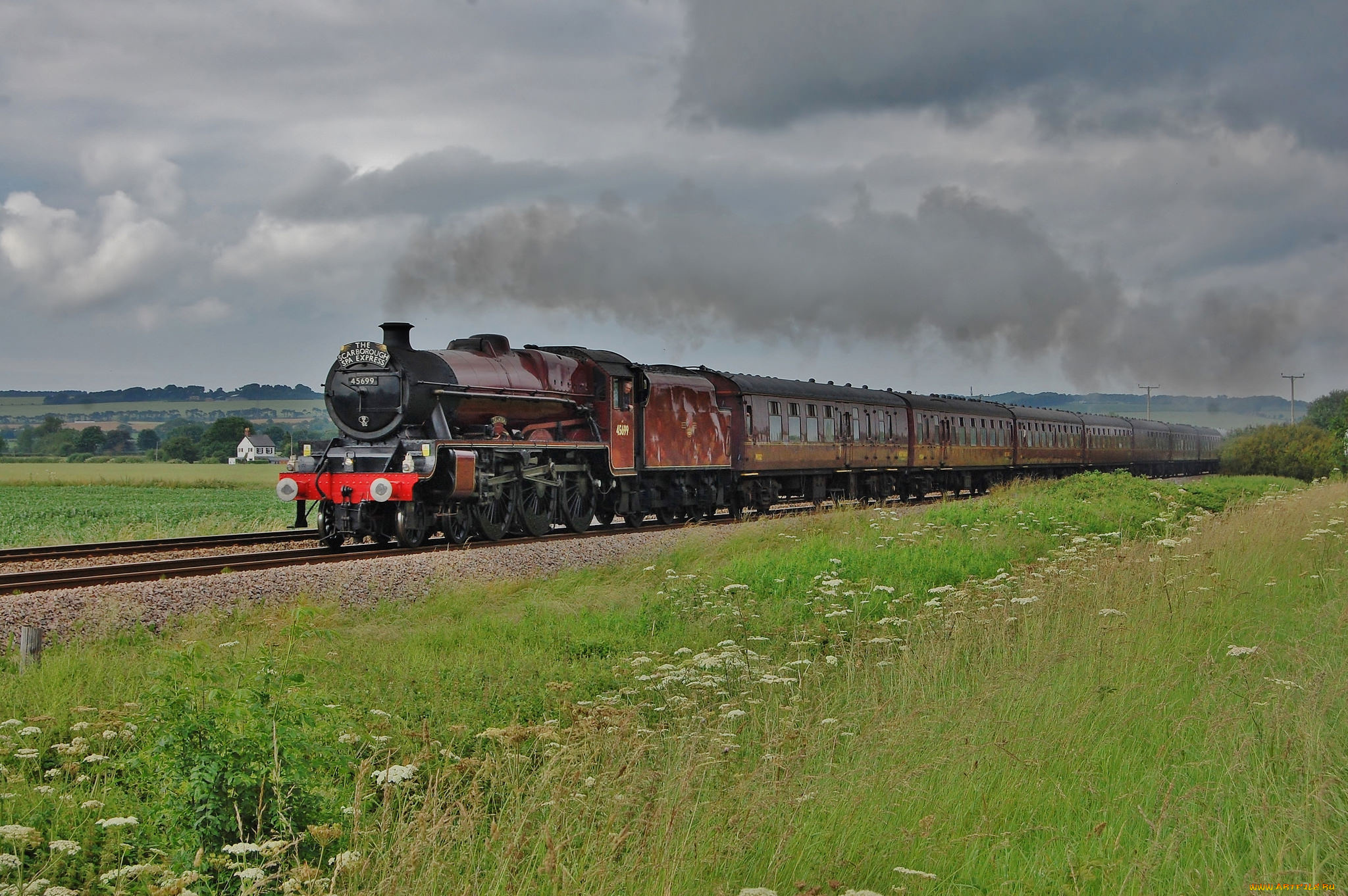 техника, паровозы, паровоз, рельсы