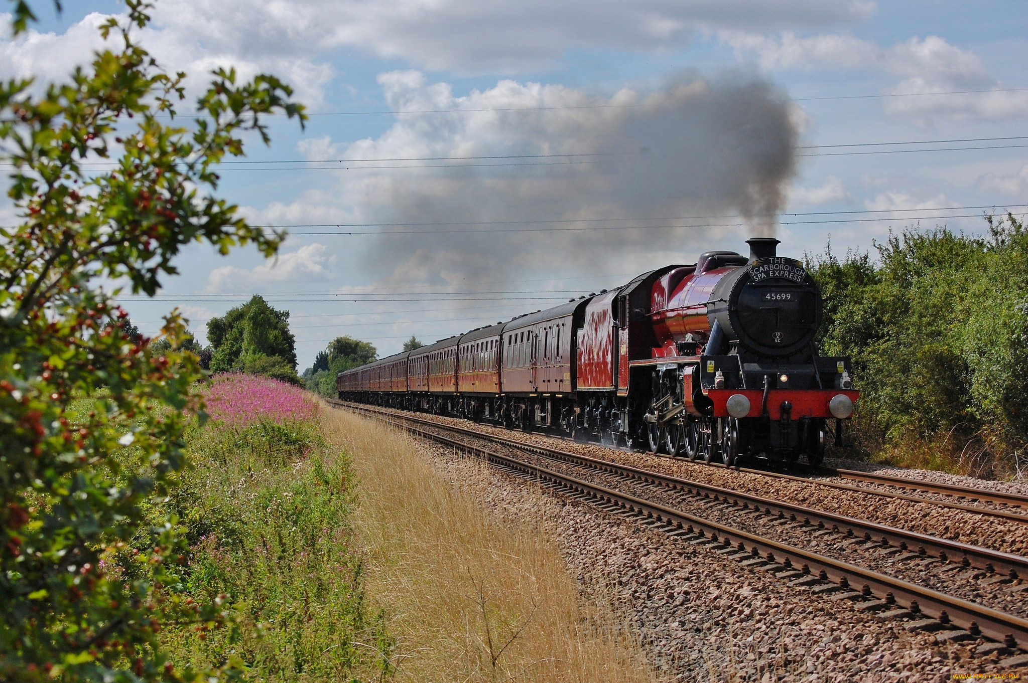 техника, паровозы, рельсы, паровоз