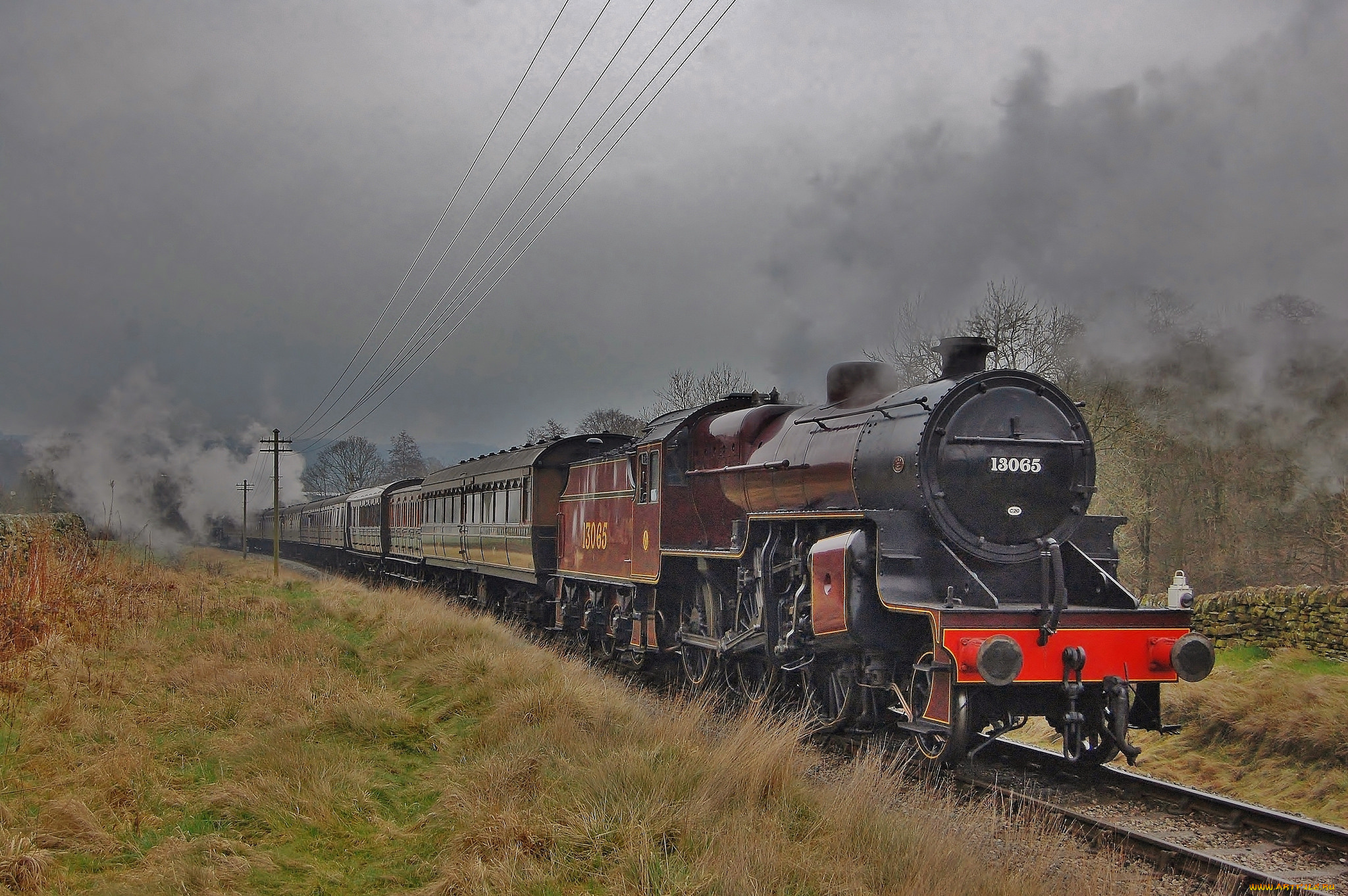 техника, паровозы, рельсы, паровоз