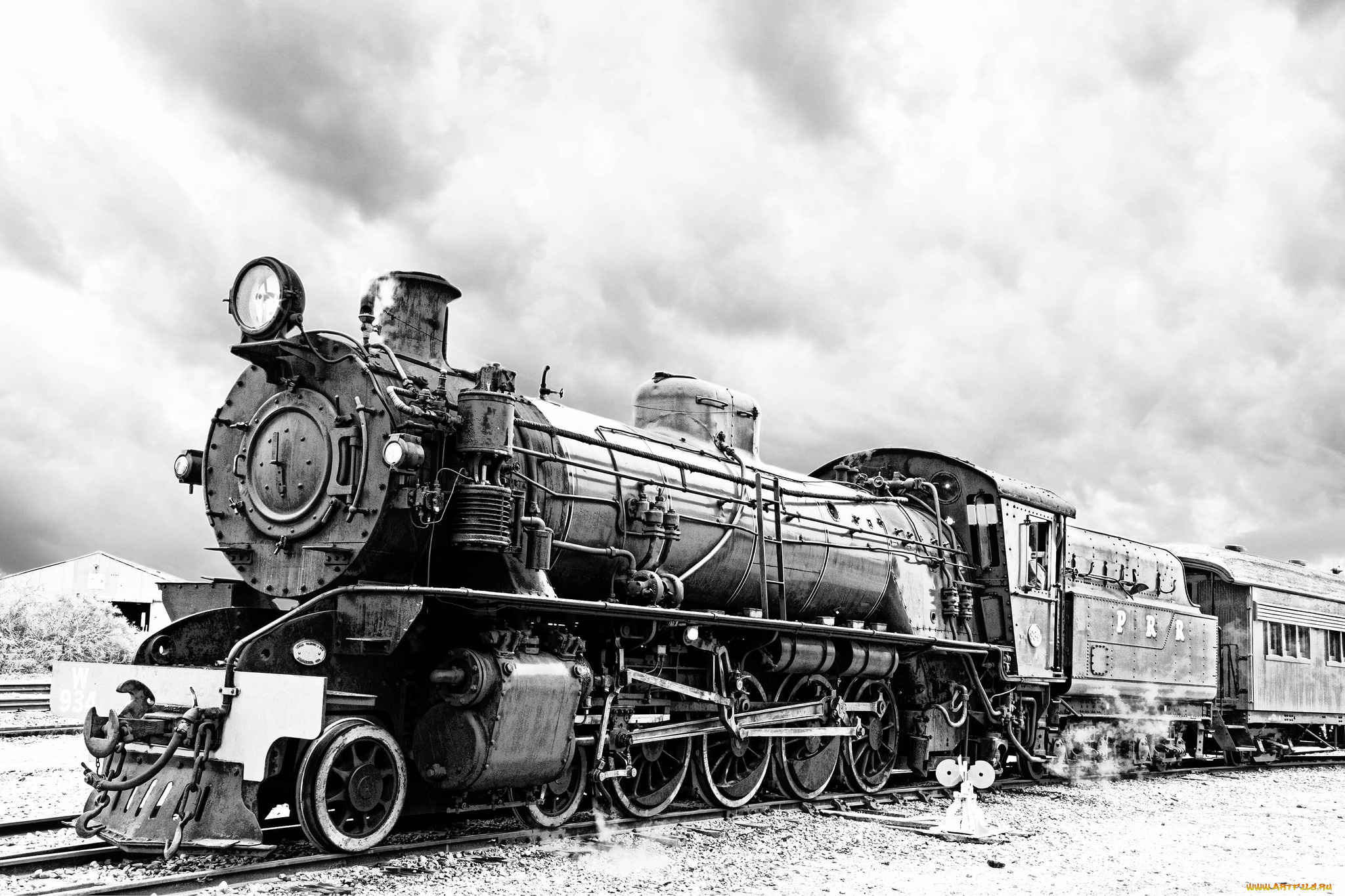 техника, паровозы, паровоз, рельсы