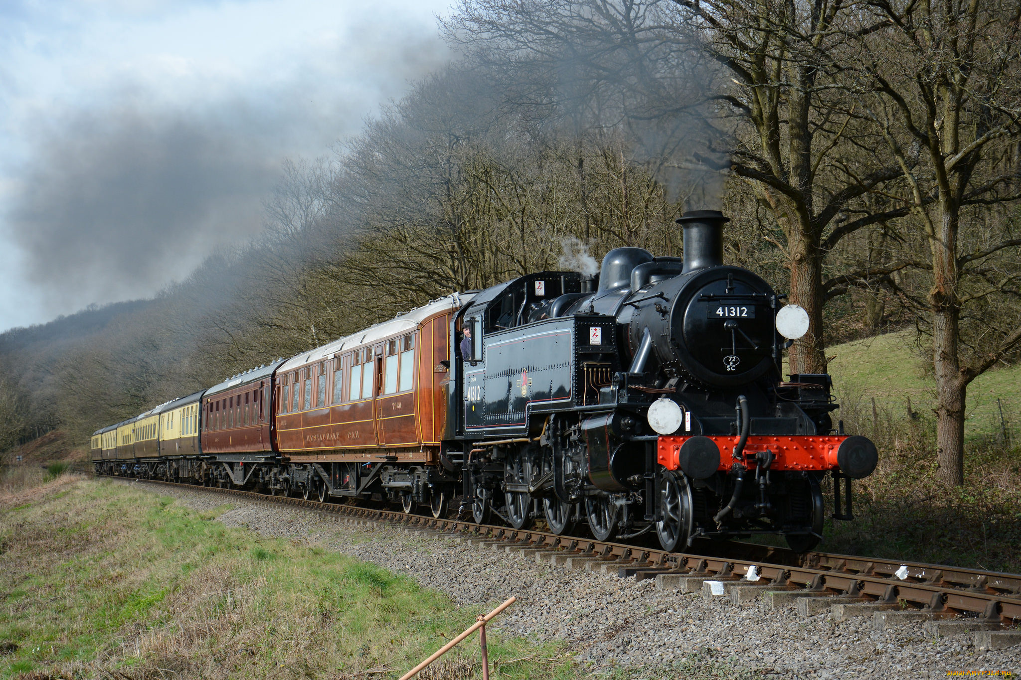 техника, паровозы, паровоз, рельсы