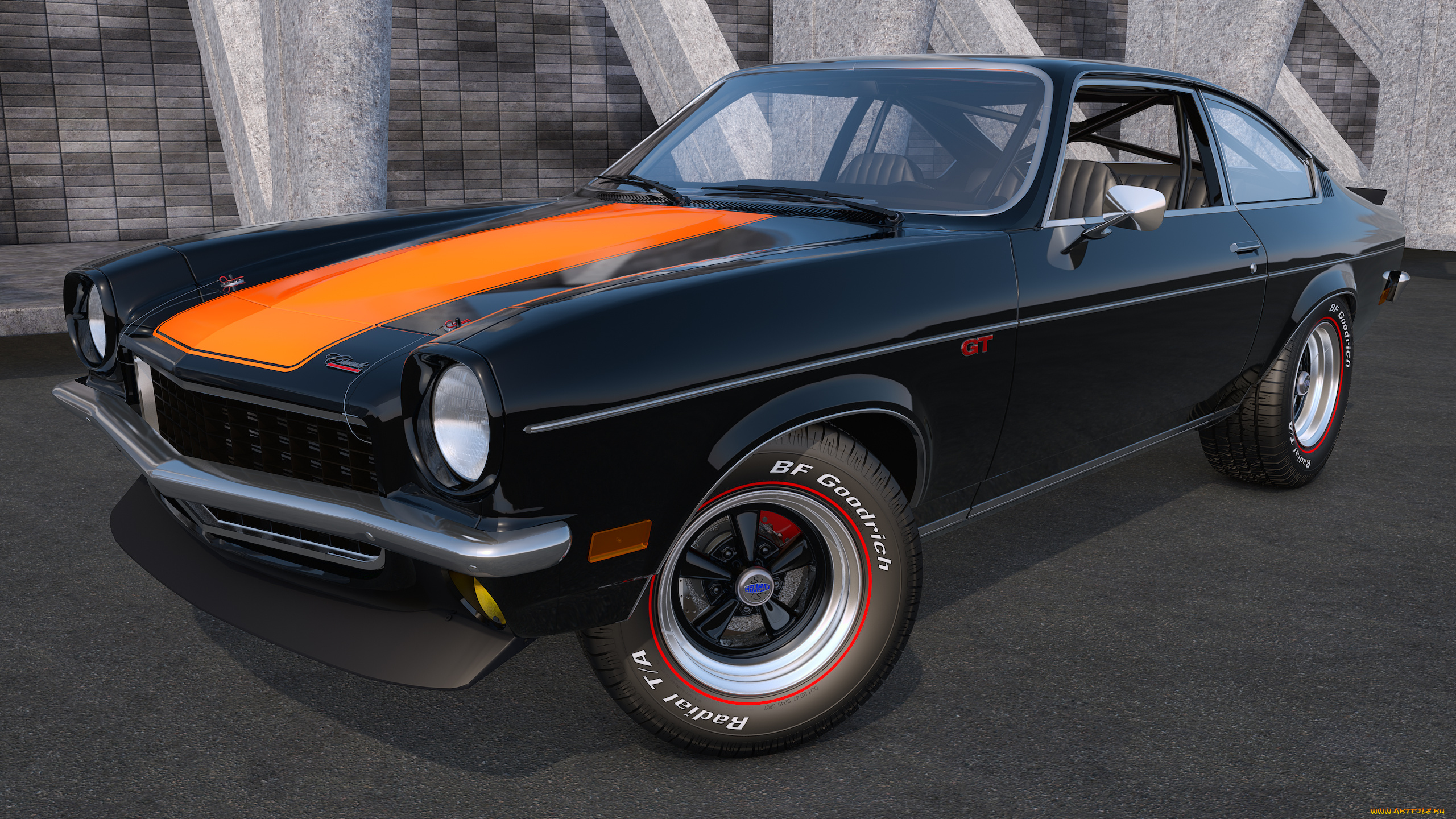 автомобили, 3д, автомобиль, фон