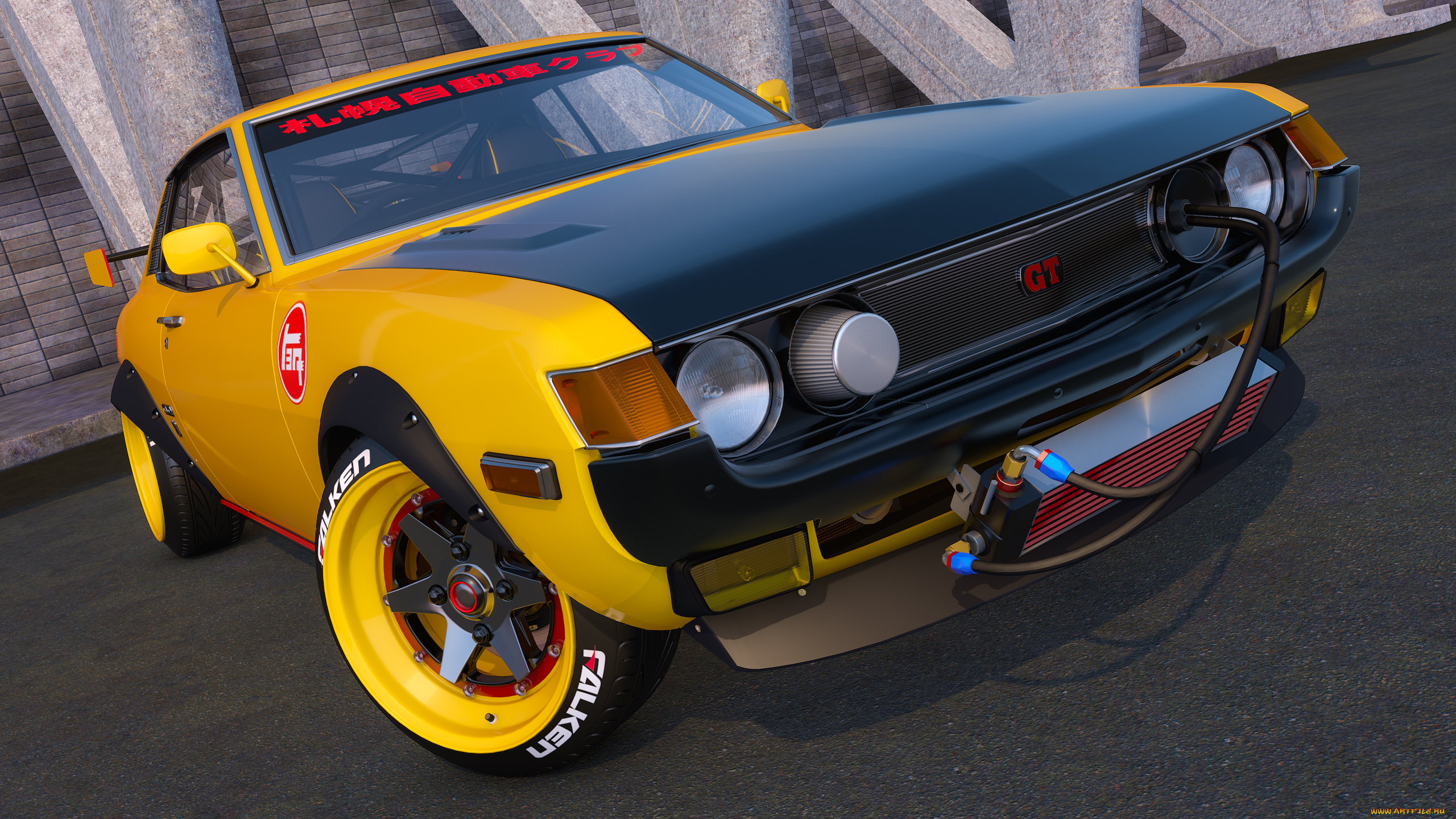 автомобили, 3д, автомобиль, фон