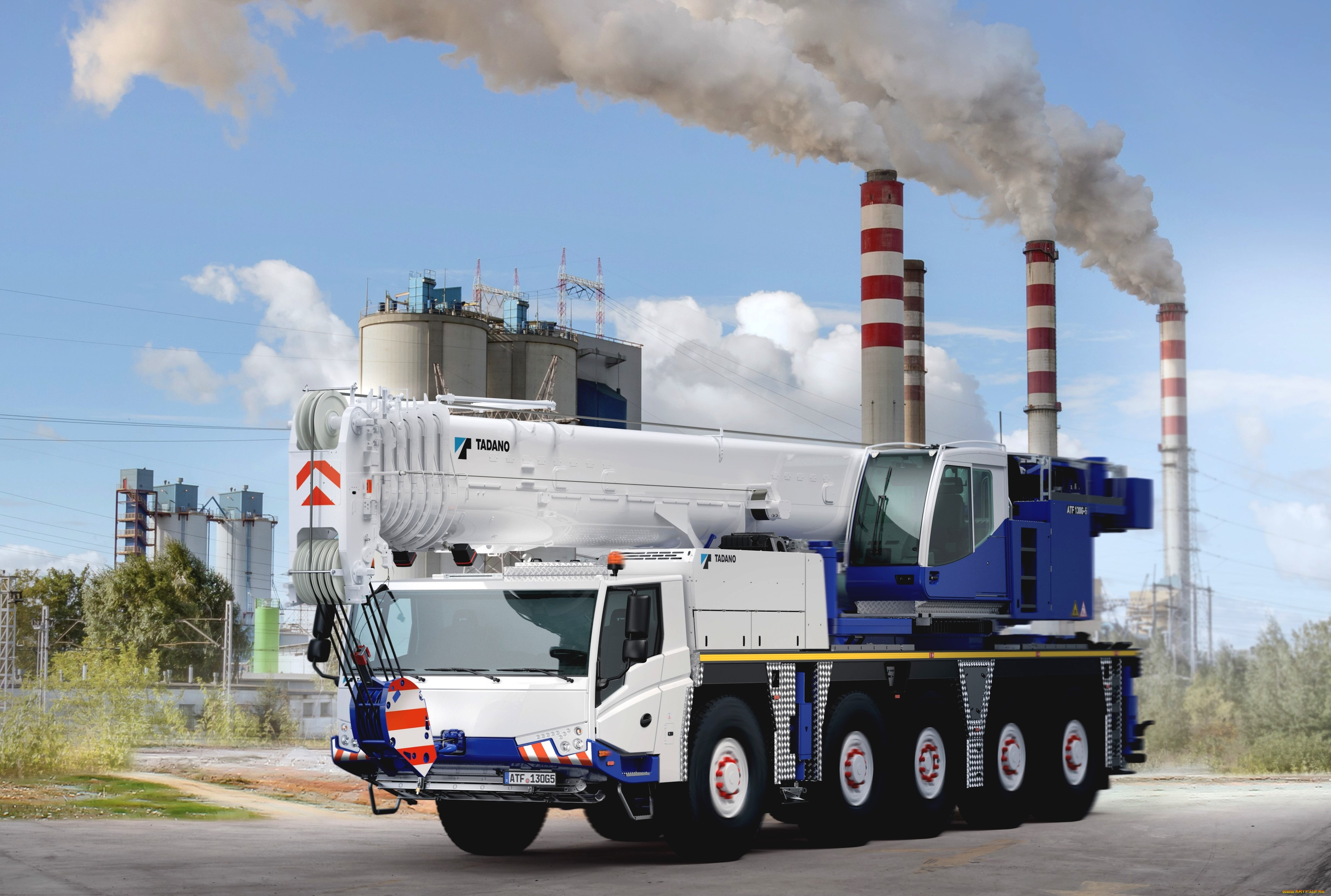 техника, краны, tadano