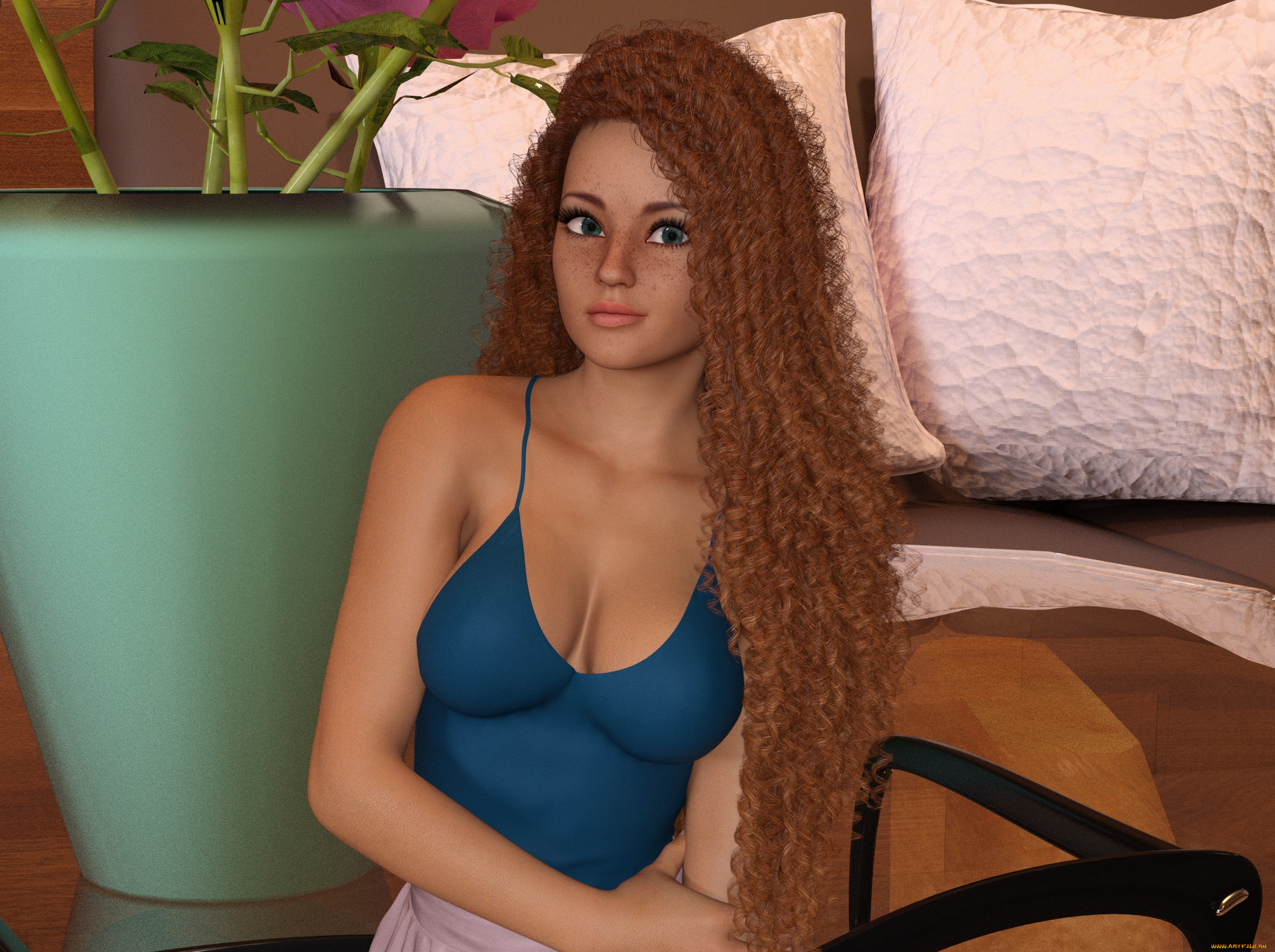 3д, графика, люди, , people, фон, взгляд, девушка