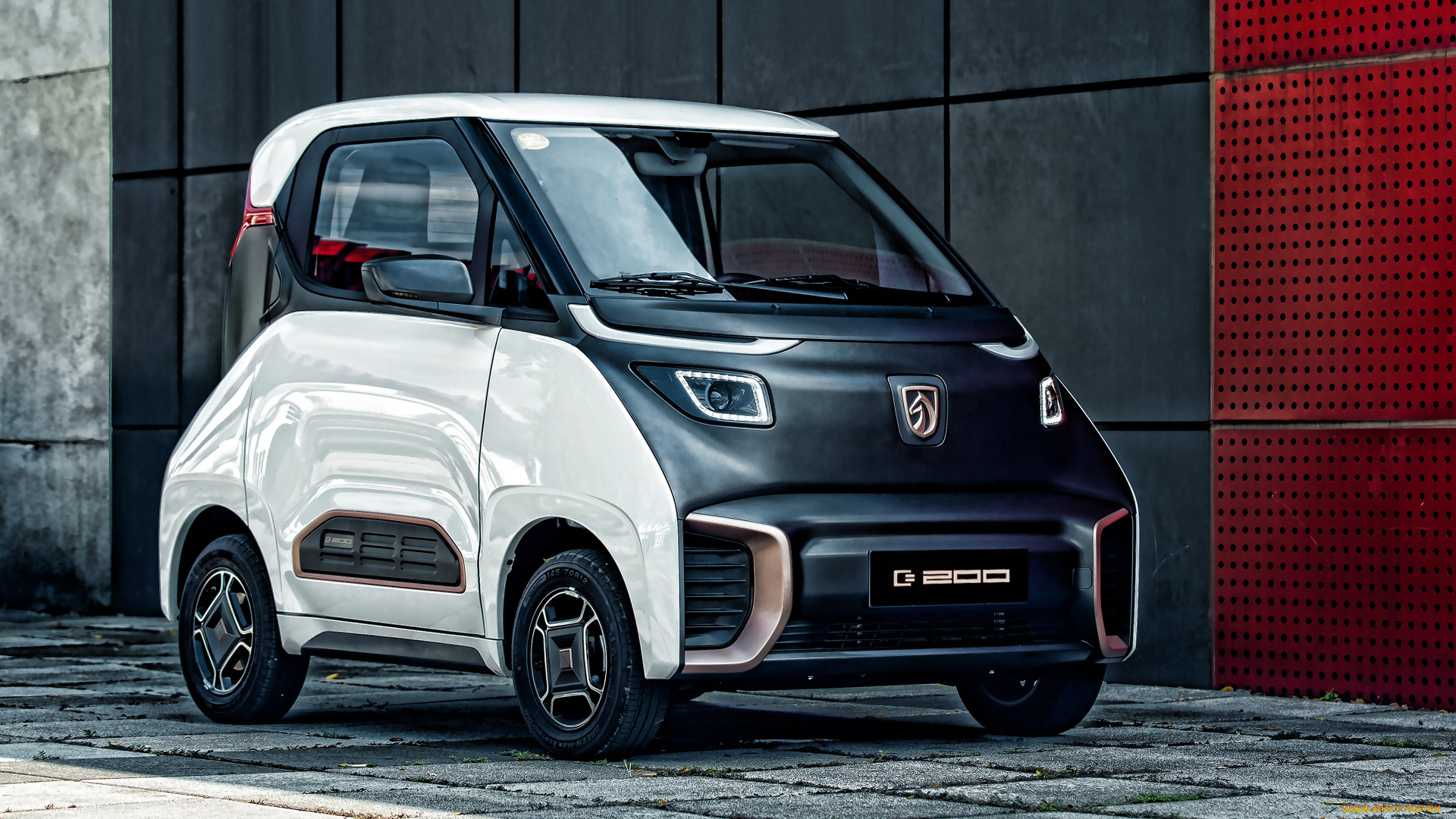 2019, baojun, e200, автомобили, baojun, китайские, e200, электромобиль, saic-gm-wuling, компактный, 2019, экстерьер