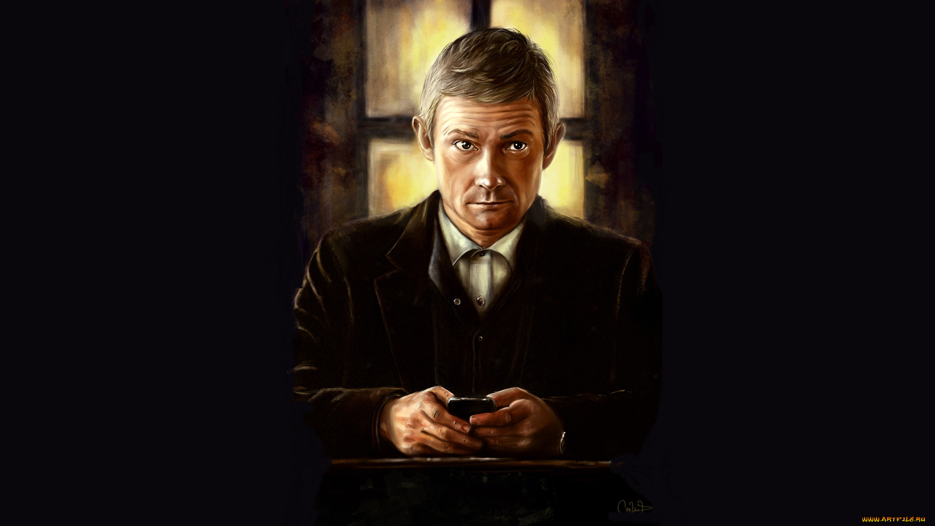 рисованное, кино, sherlock, bbc