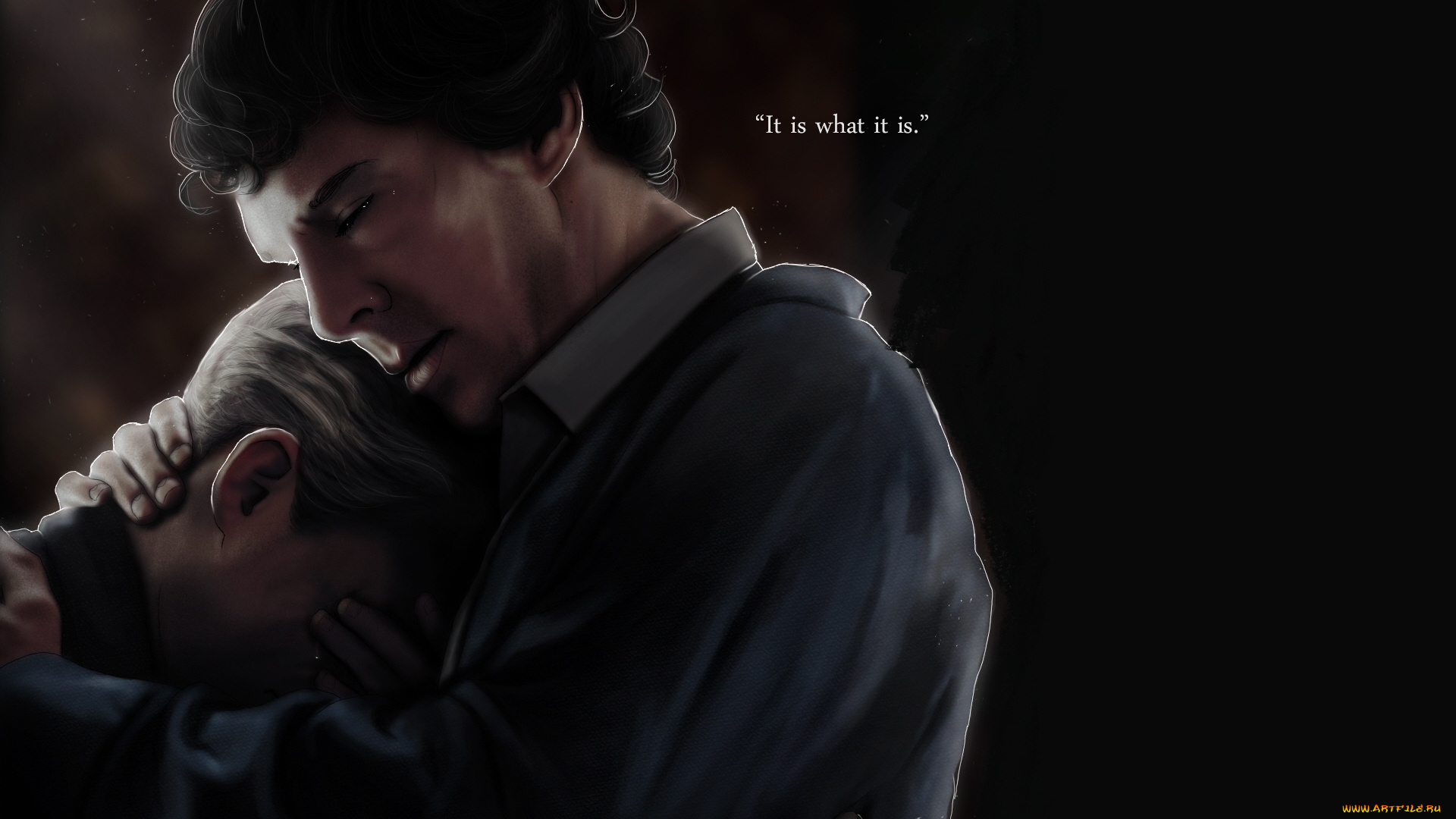 рисованное, кино, sherlock, bbc