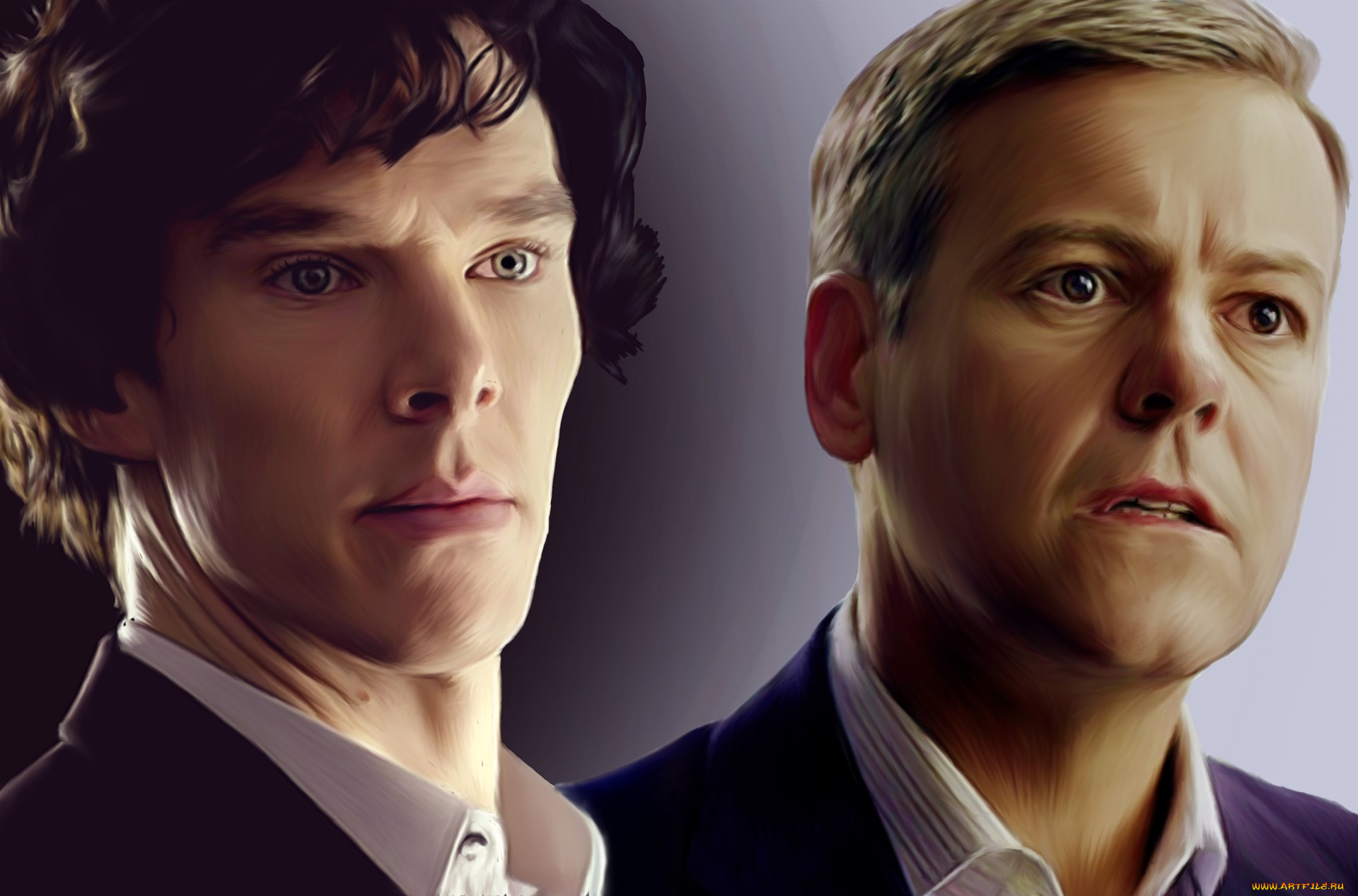 рисованное, кино, sherlock, bbc