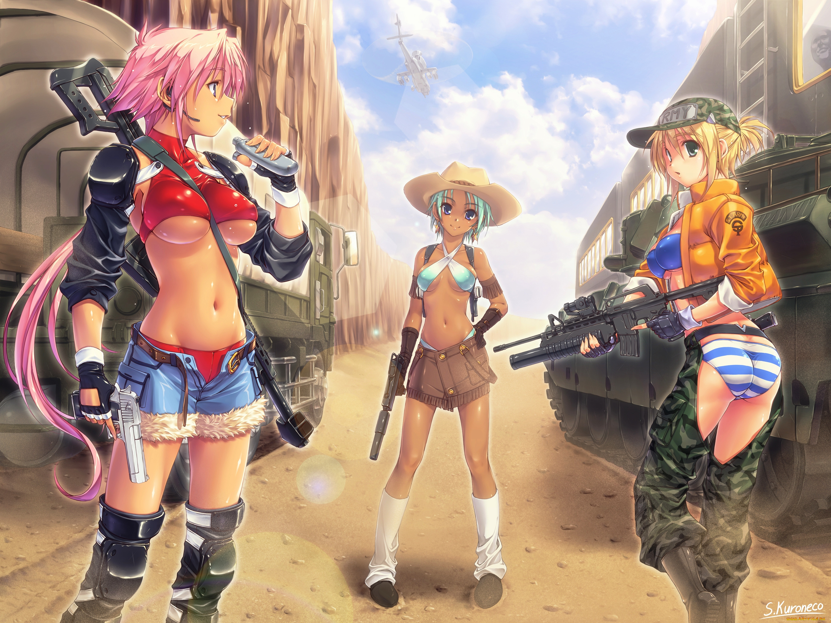 ganota, no, onna, аниме, оружие, , техника, , технологии, техника, девушки