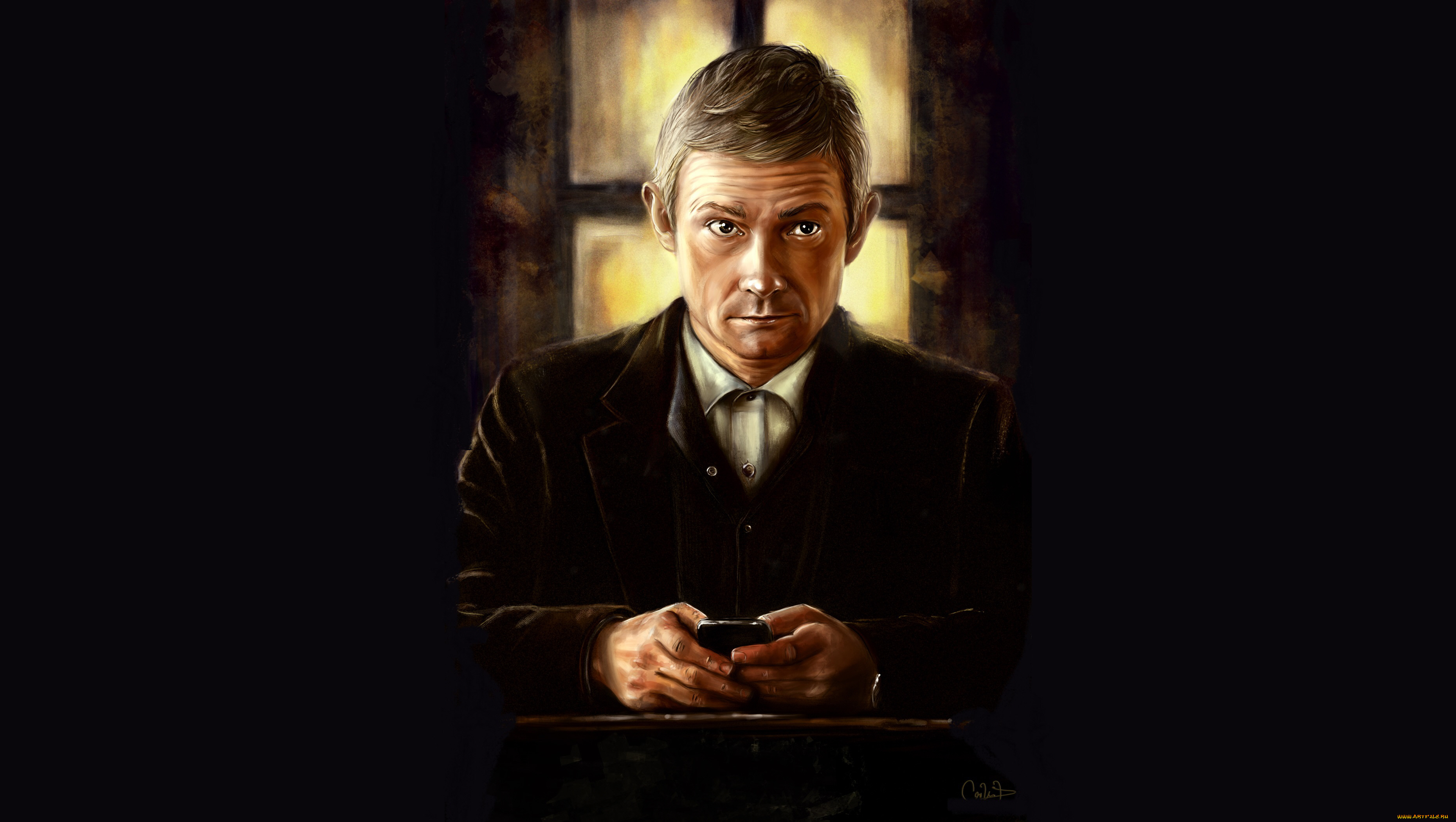 рисованное, кино, sherlock, bbc