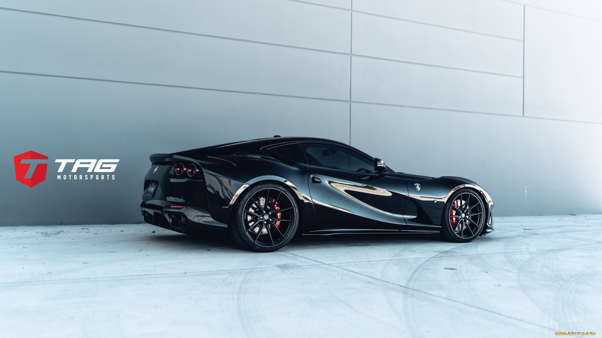 автомобили, ferrari, феррари, black, vossen, tag, 812, superfast, суперфаст