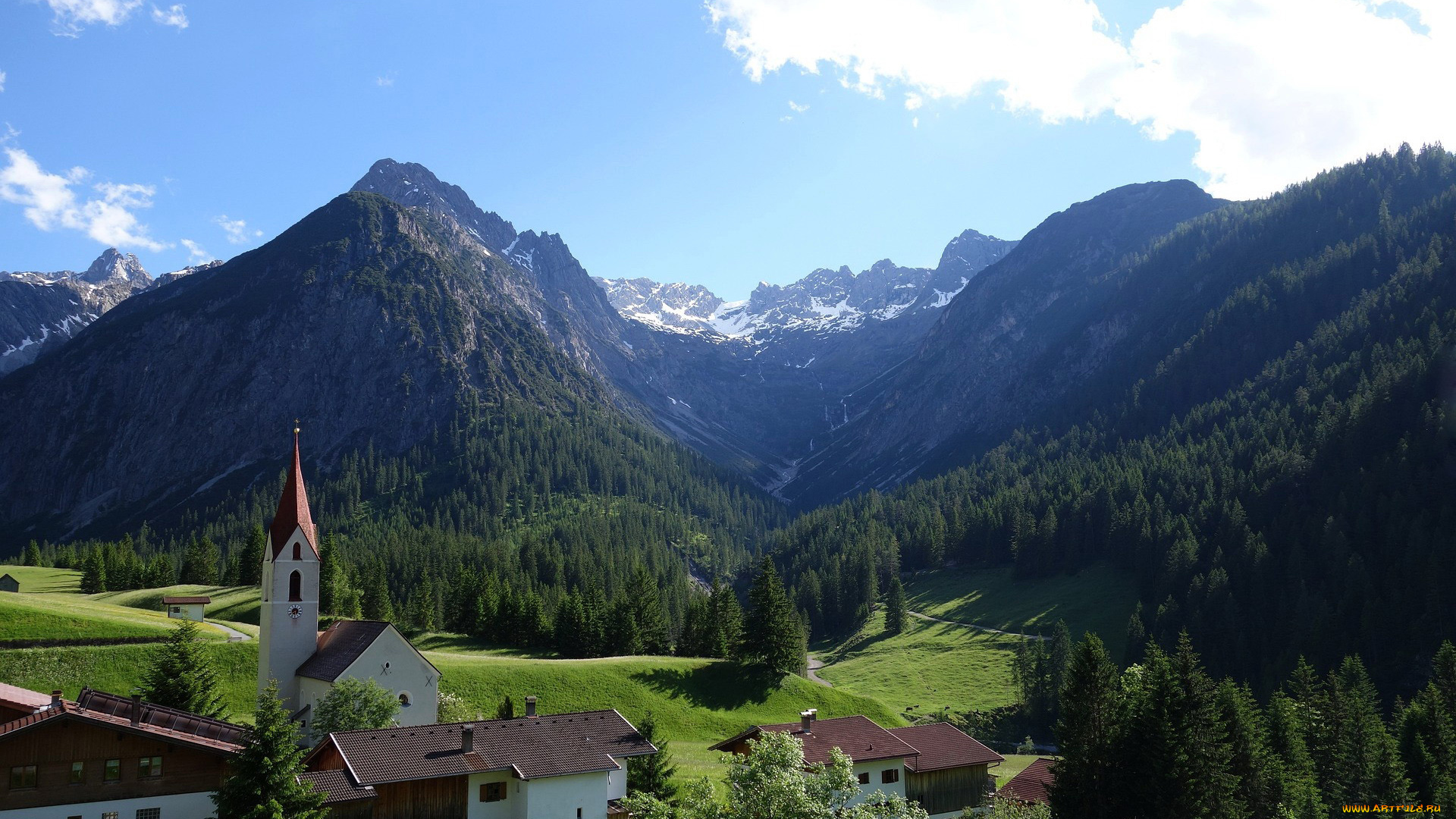 города, -, католические, соборы, , костелы, , аббатства, горы, костел, долина