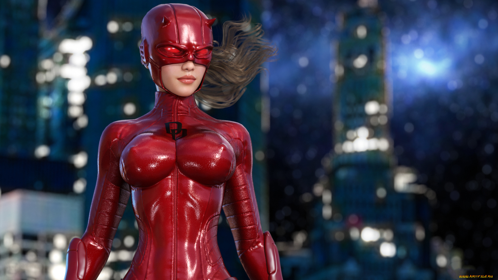 3д, графика, фантазия, , fantasy, девушка, фон, маска, униформа