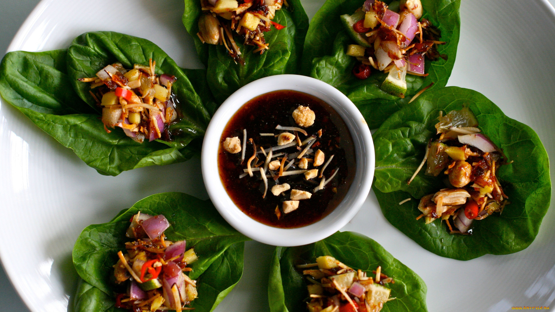 еда, салаты, , закуски, тайская, кухня, салат