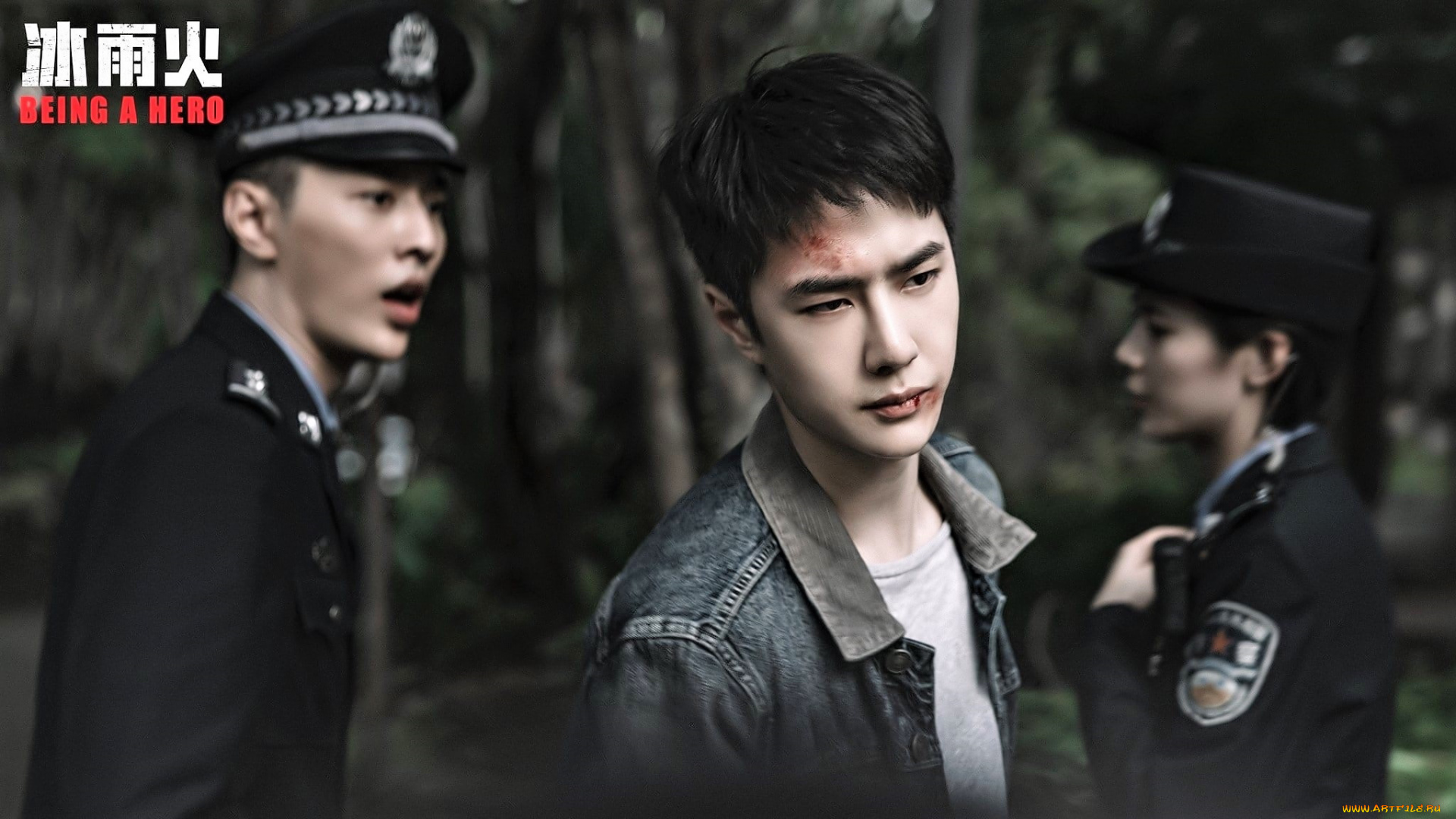 кино, фильмы, being, a, hero, чэнь, юй, полиция