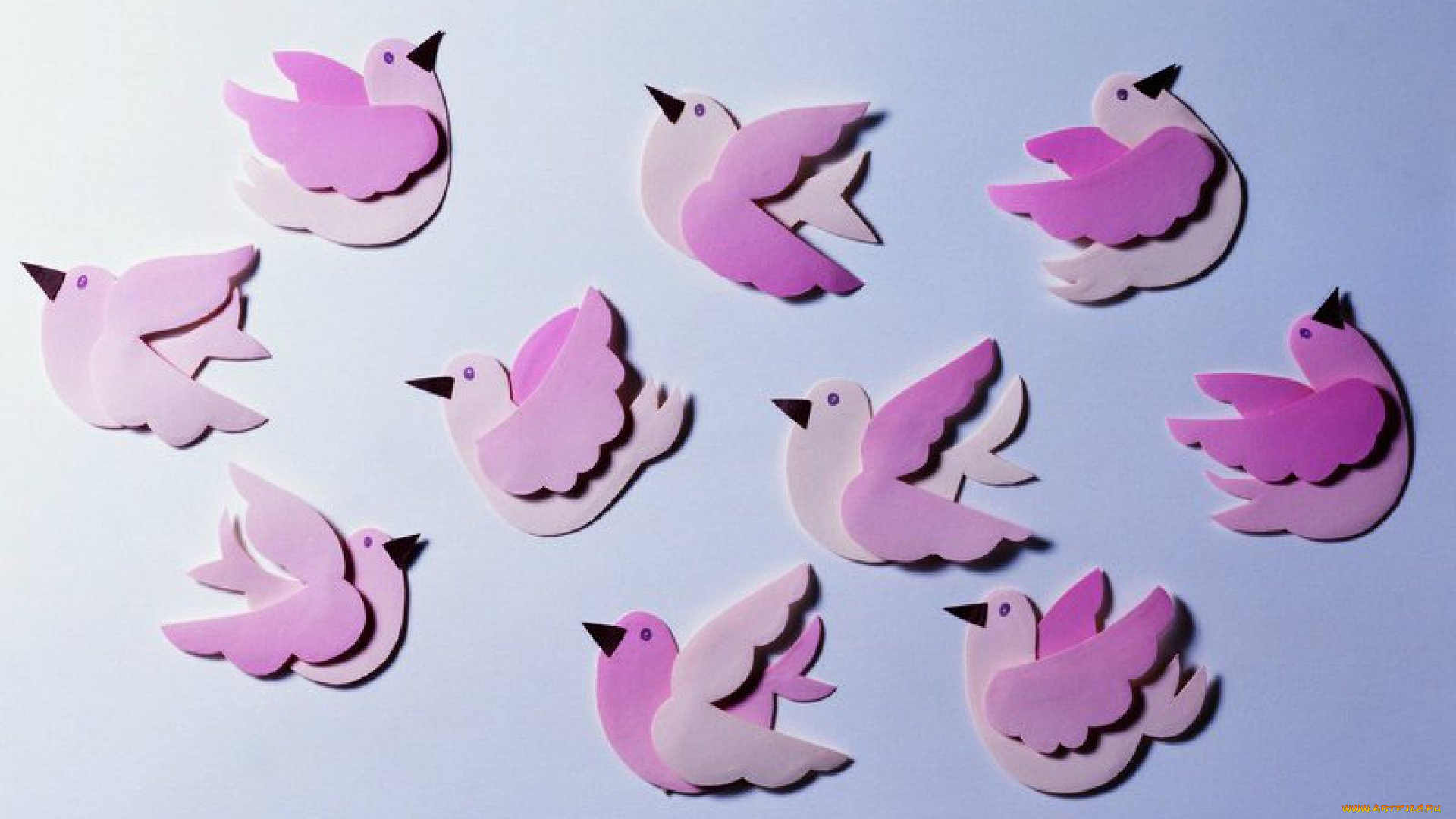 разное, ремесла, , поделки, , рукоделие, птички, бумага