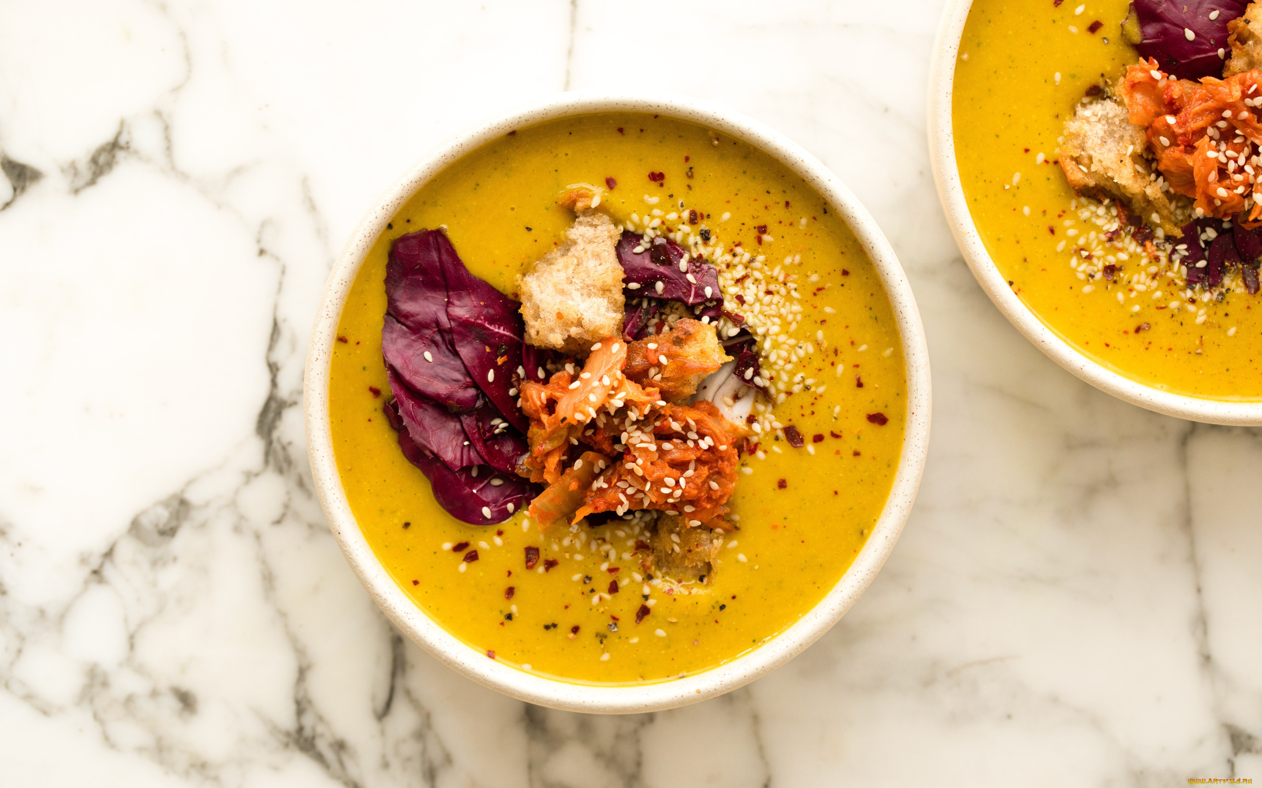 еда, первые, блюда, тыквенный, суп