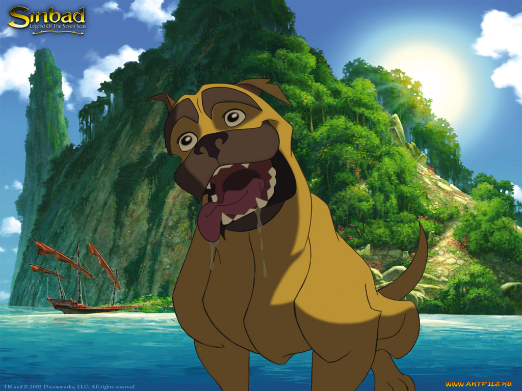 мультфильмы, sinbad, legend, of, the, seven, seas