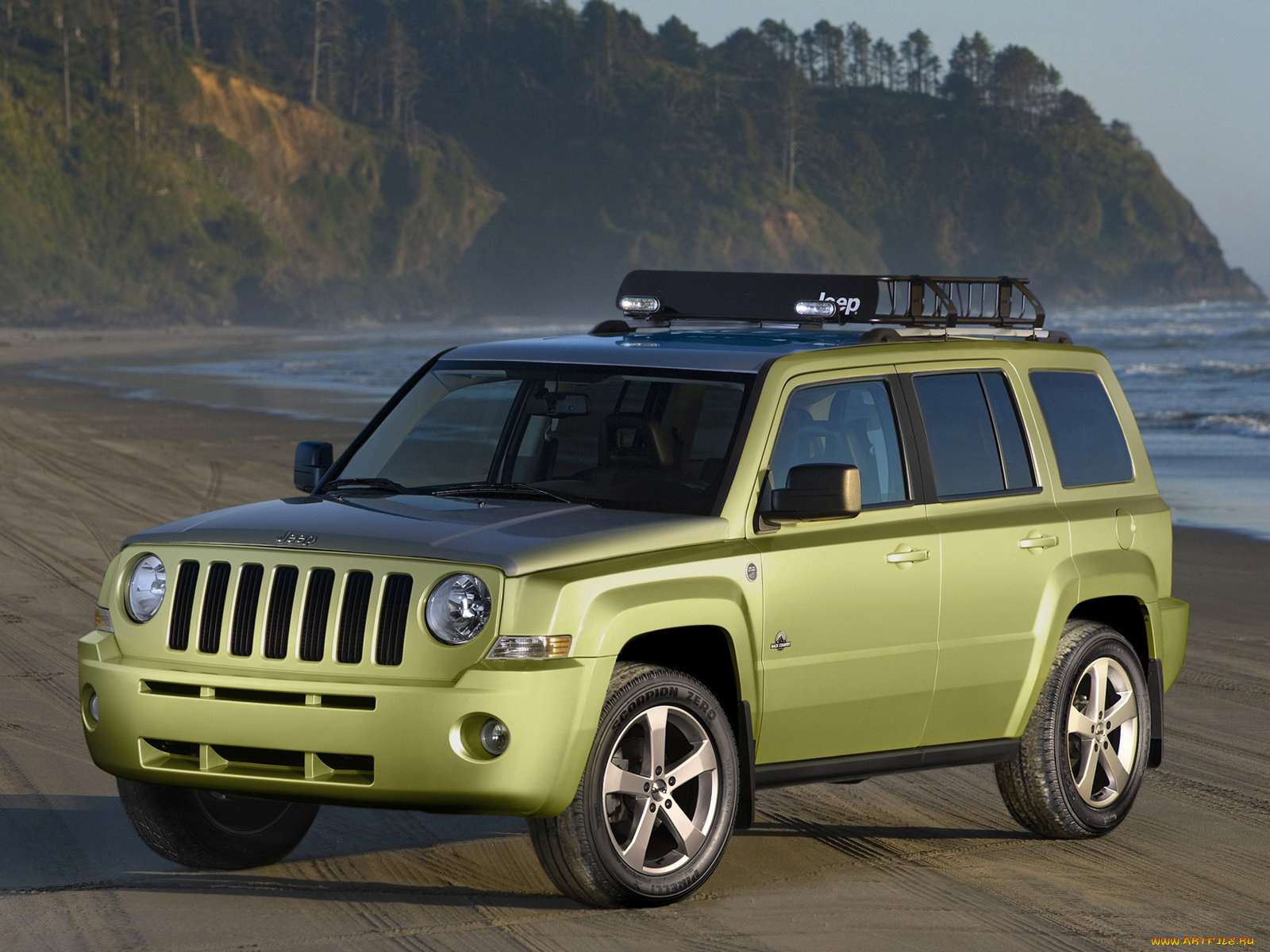 jeep, patriot, back, country, concept, 2008, автомобили