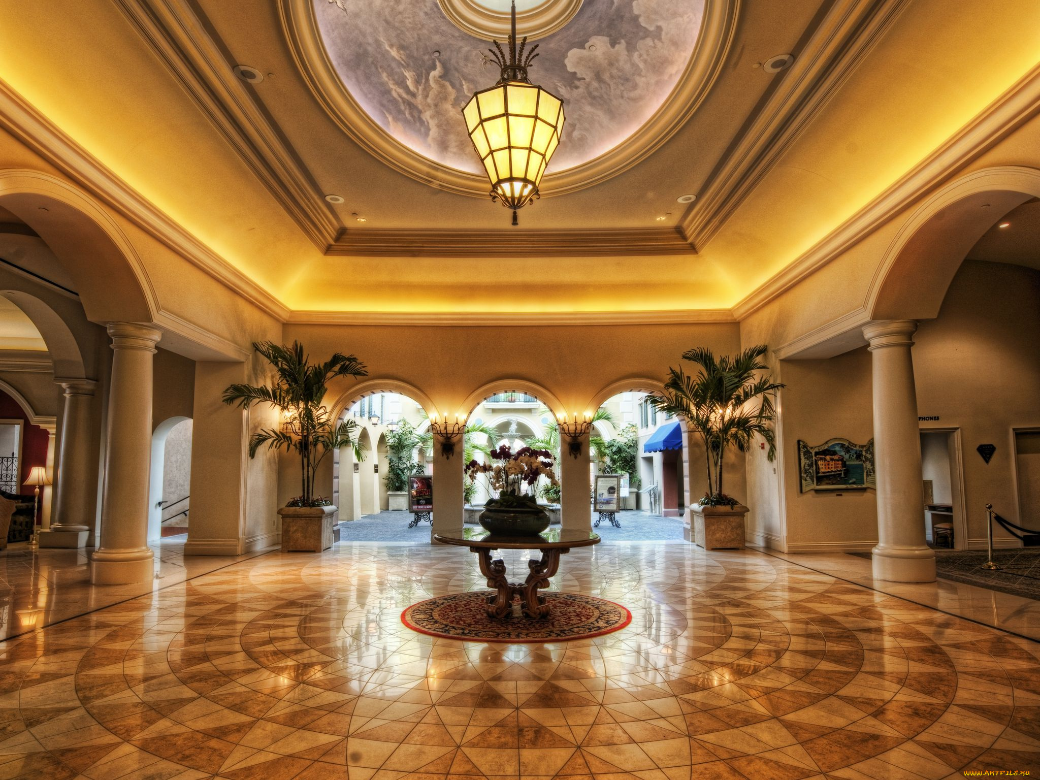 интерьер, холлы, лестницы, корридоры