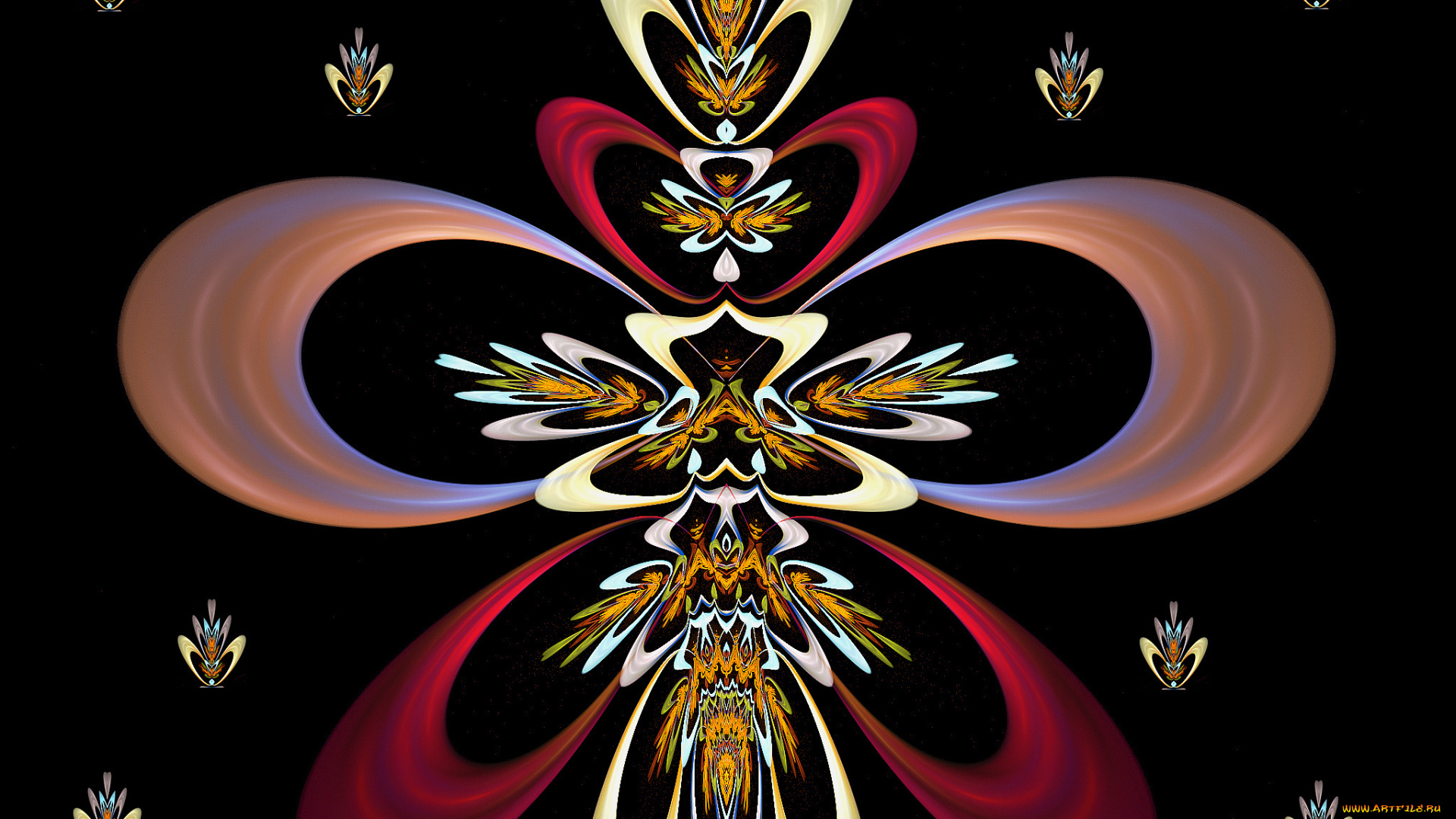 3д, графика, fractal, фракталы, абстракция, узор