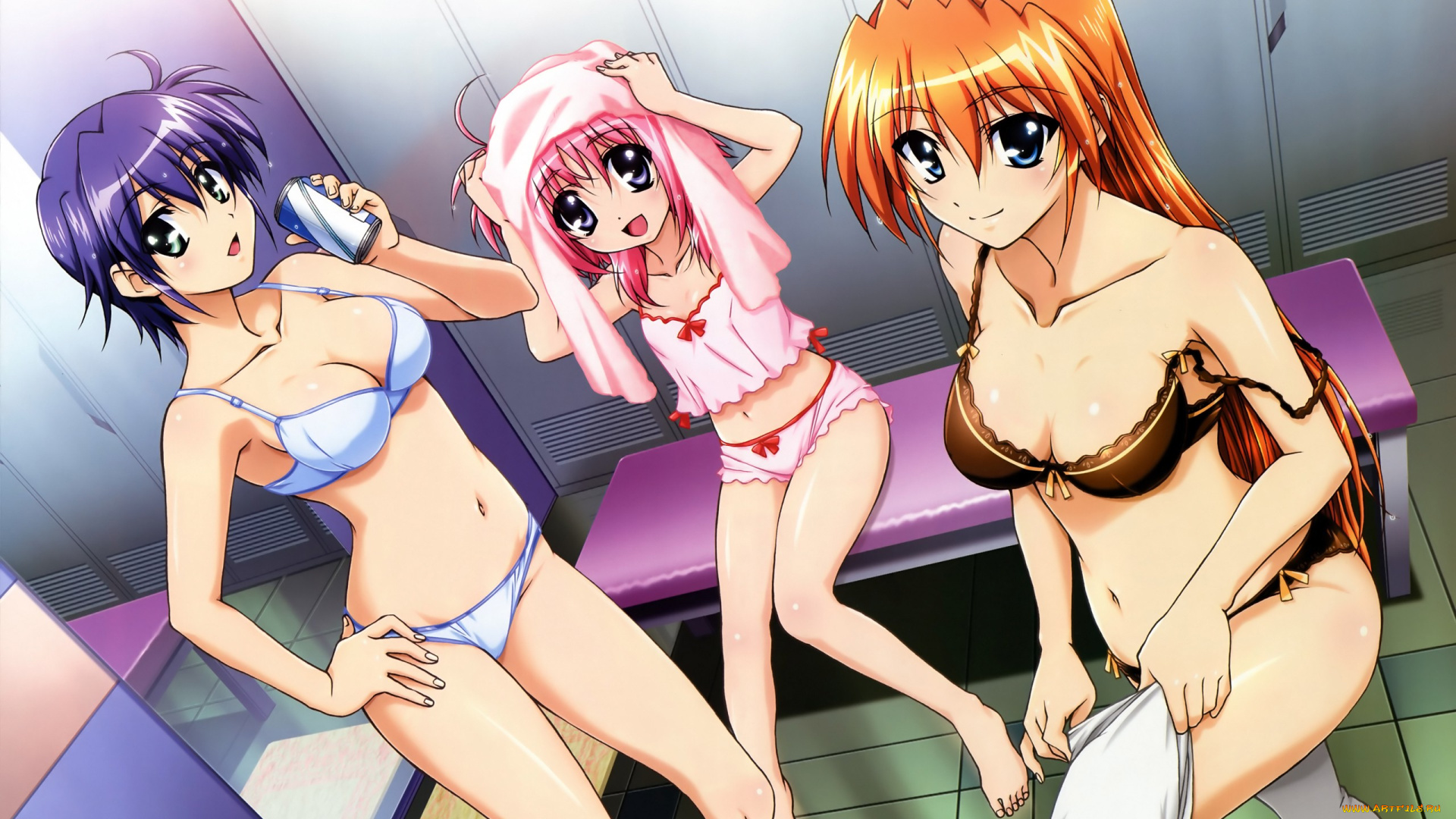 mahou, shoujo, lyrical, nanoha, аниме