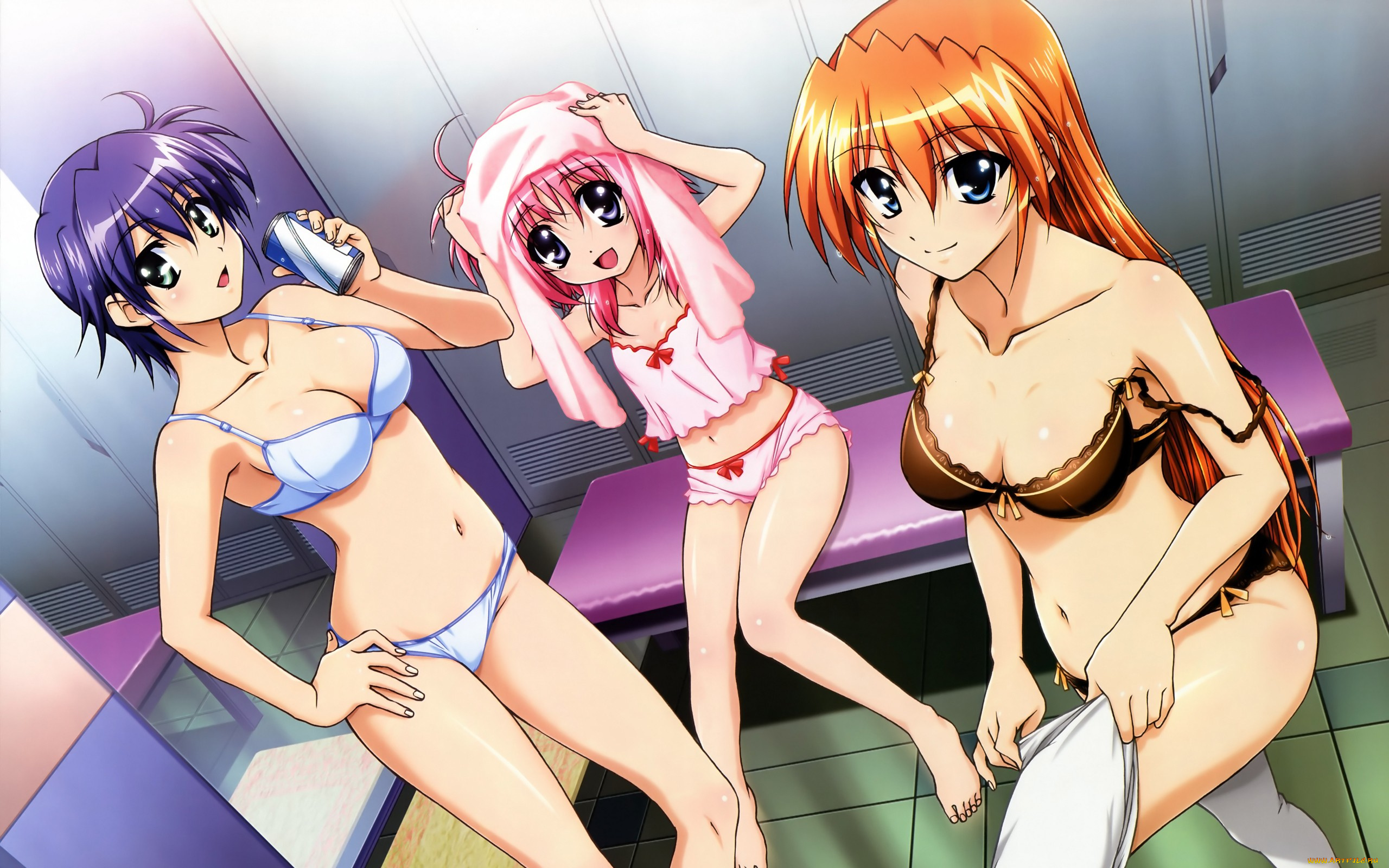 mahou, shoujo, lyrical, nanoha, аниме