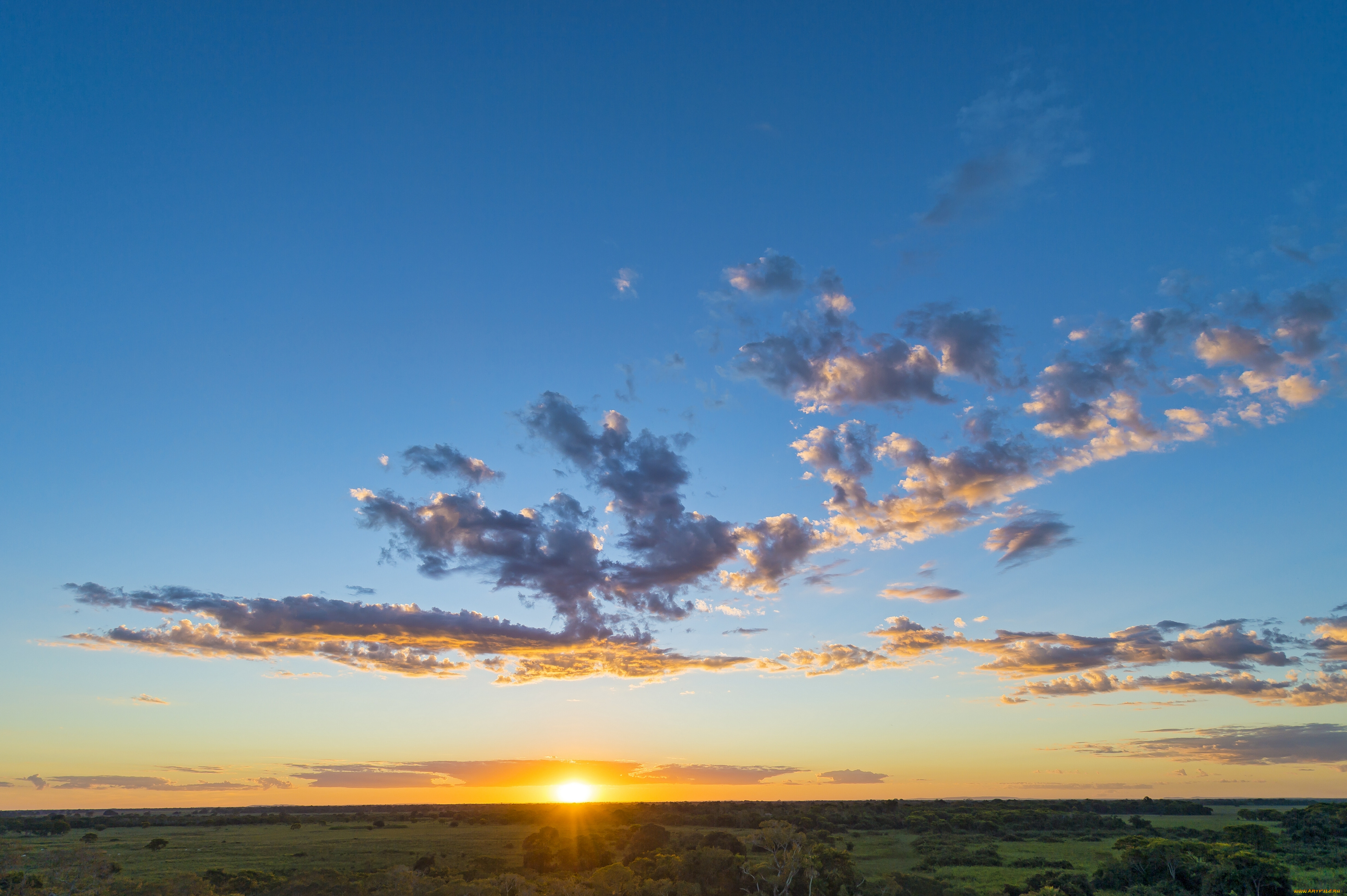 природа, восходы, закаты, облака, закат, раздолье