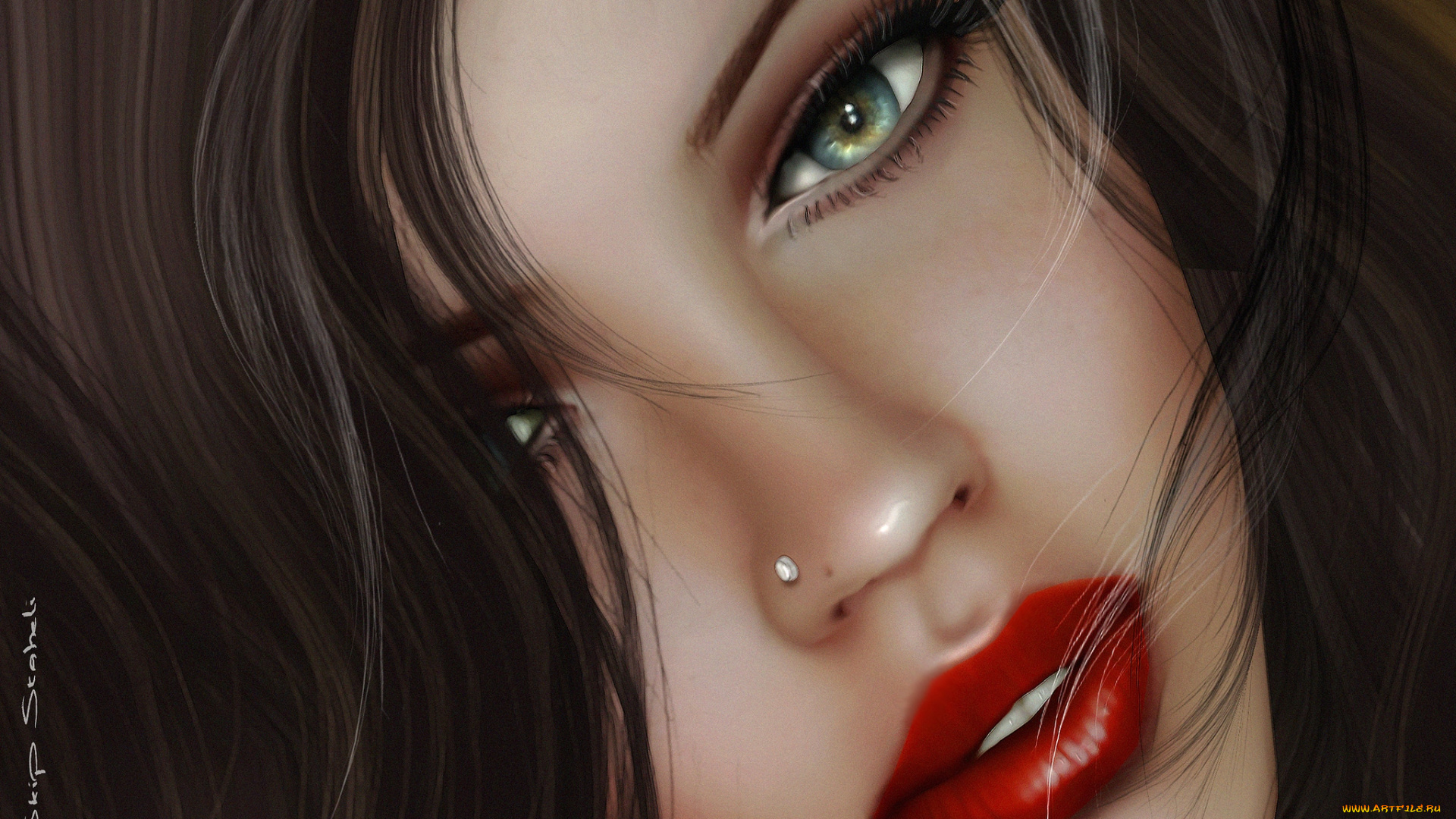 3д, графика, portraits, портрет, лицо