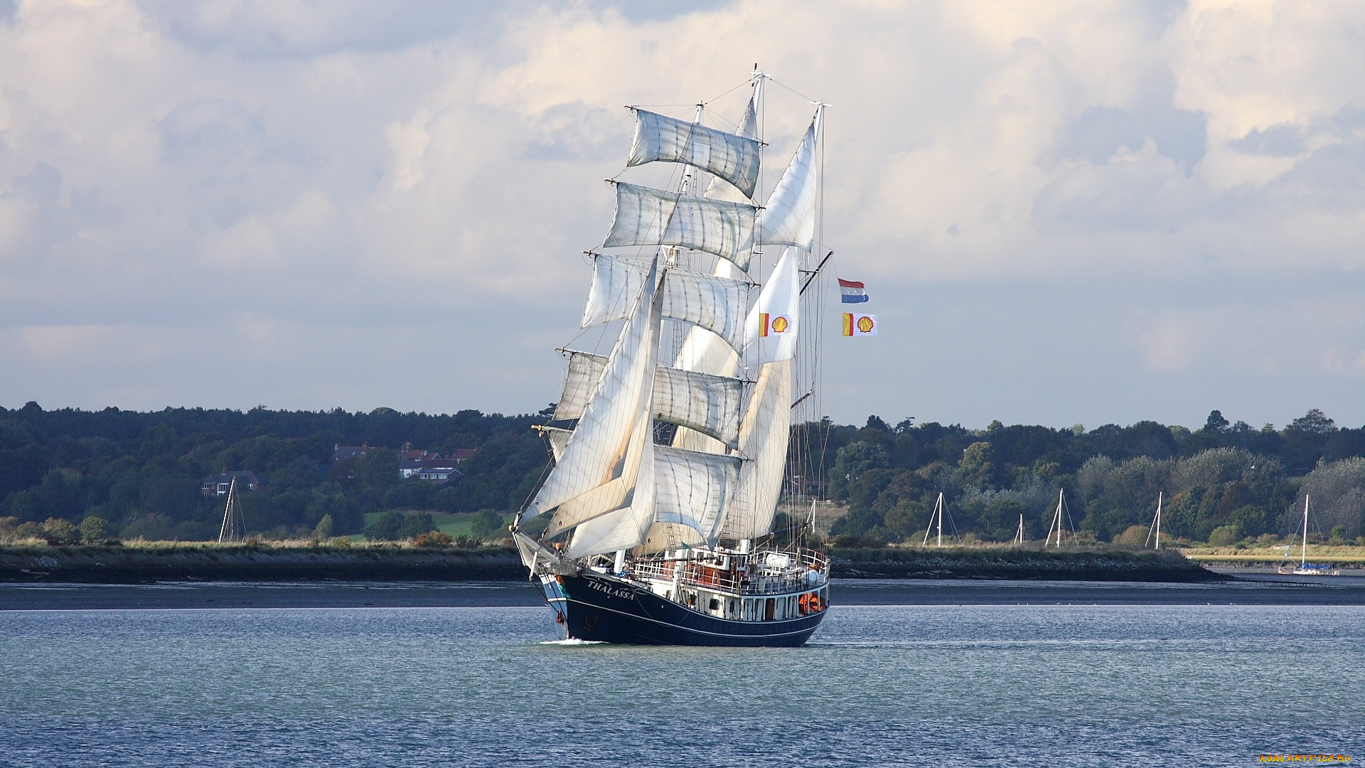 корабли, парусники, паруса