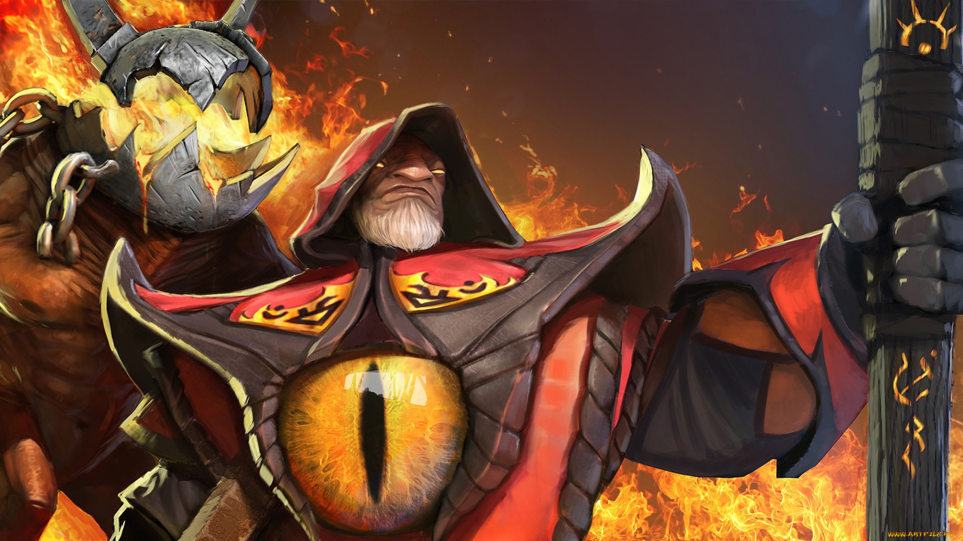 видео, игры, dota, глаз