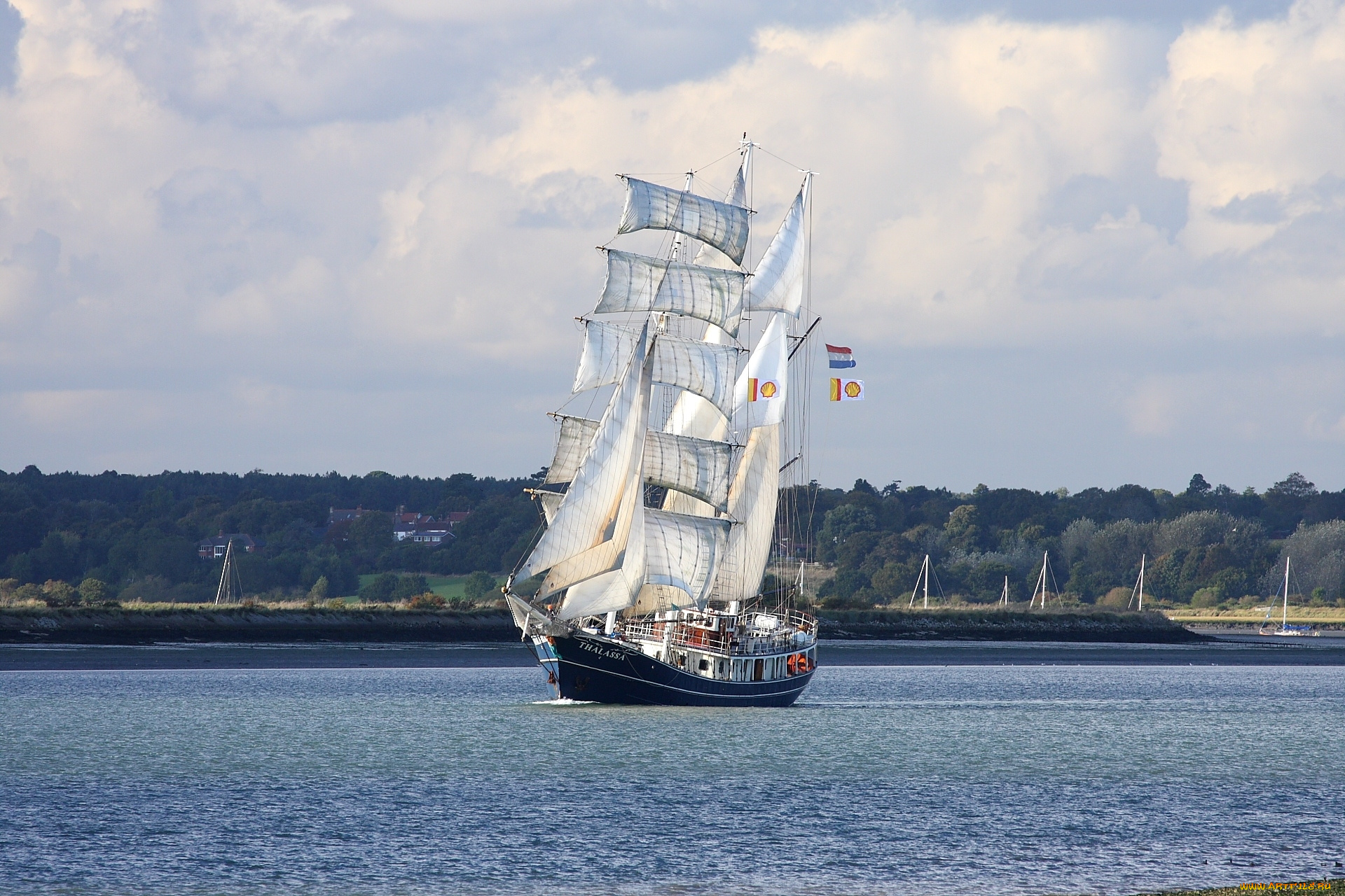 корабли, парусники, паруса