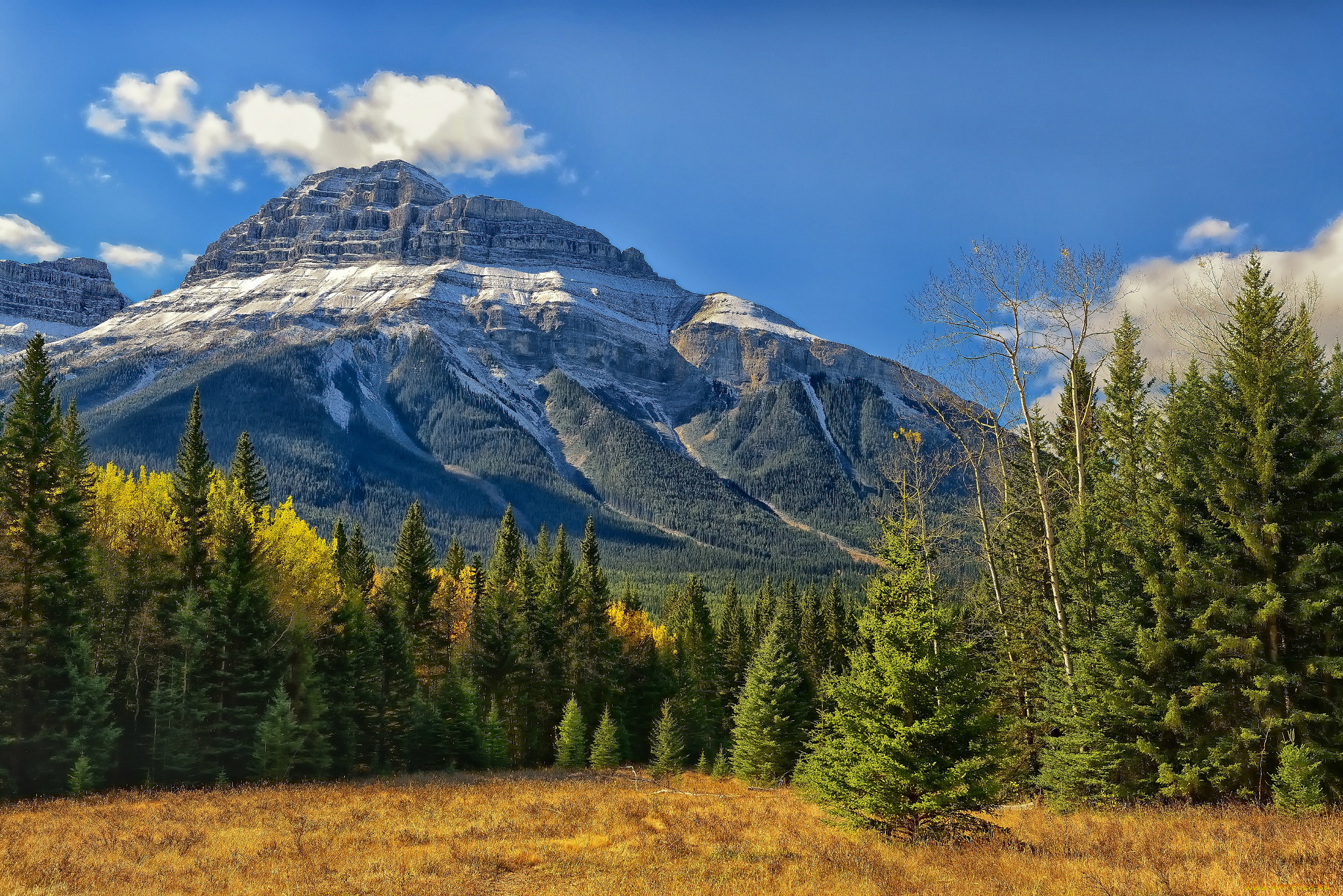 banff, national, park, alberta, canada, природа, горы, долина, боу, скалистые, банф, bow, valley, canadian, rockies
