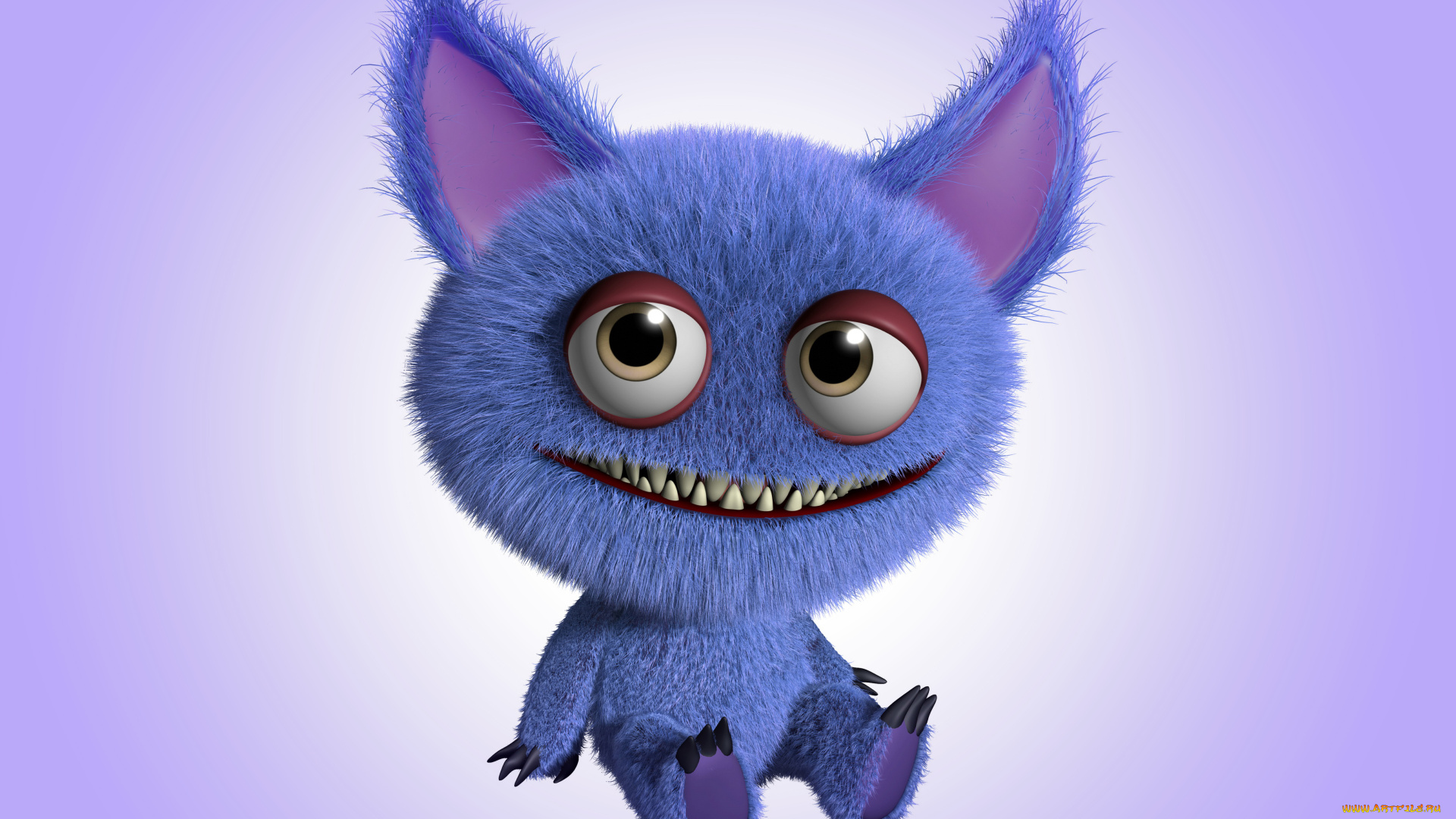 3д, графика, юмор, , humor, улыбка, монстр