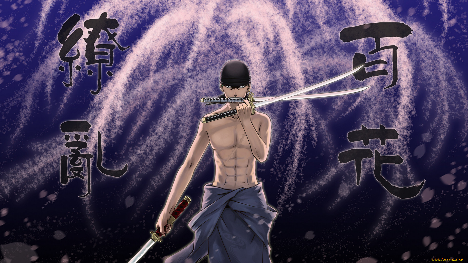 аниме, one, piece, one, piece, art, мечи, roronoa, zoro