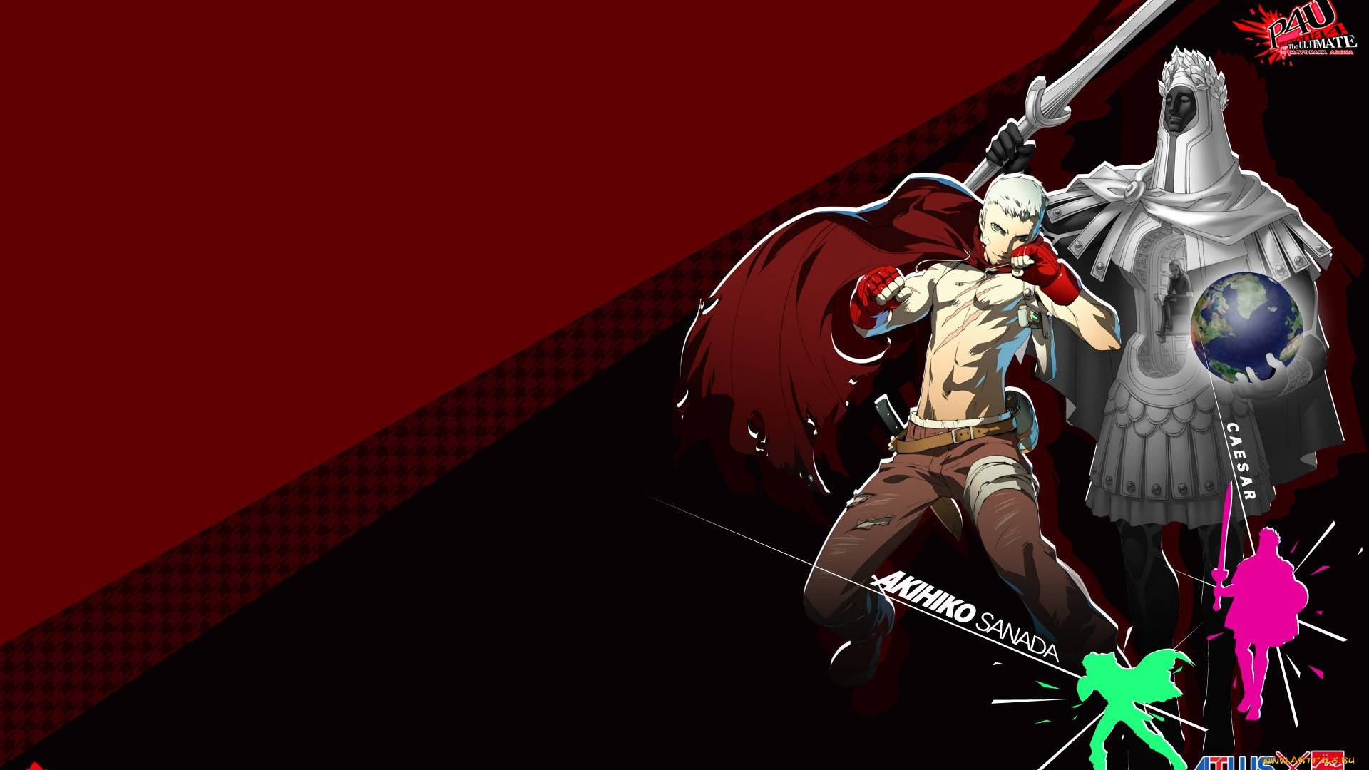 аниме, persona, 4, sanada, akihiko