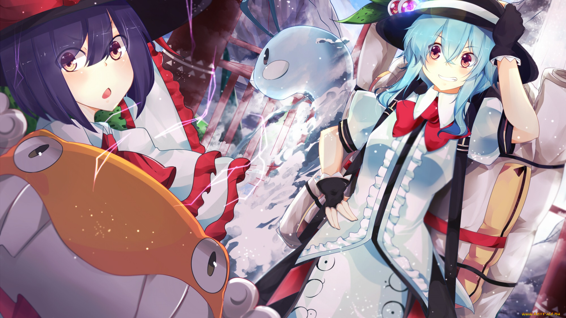 аниме, touhou, арт, покемон, девушки