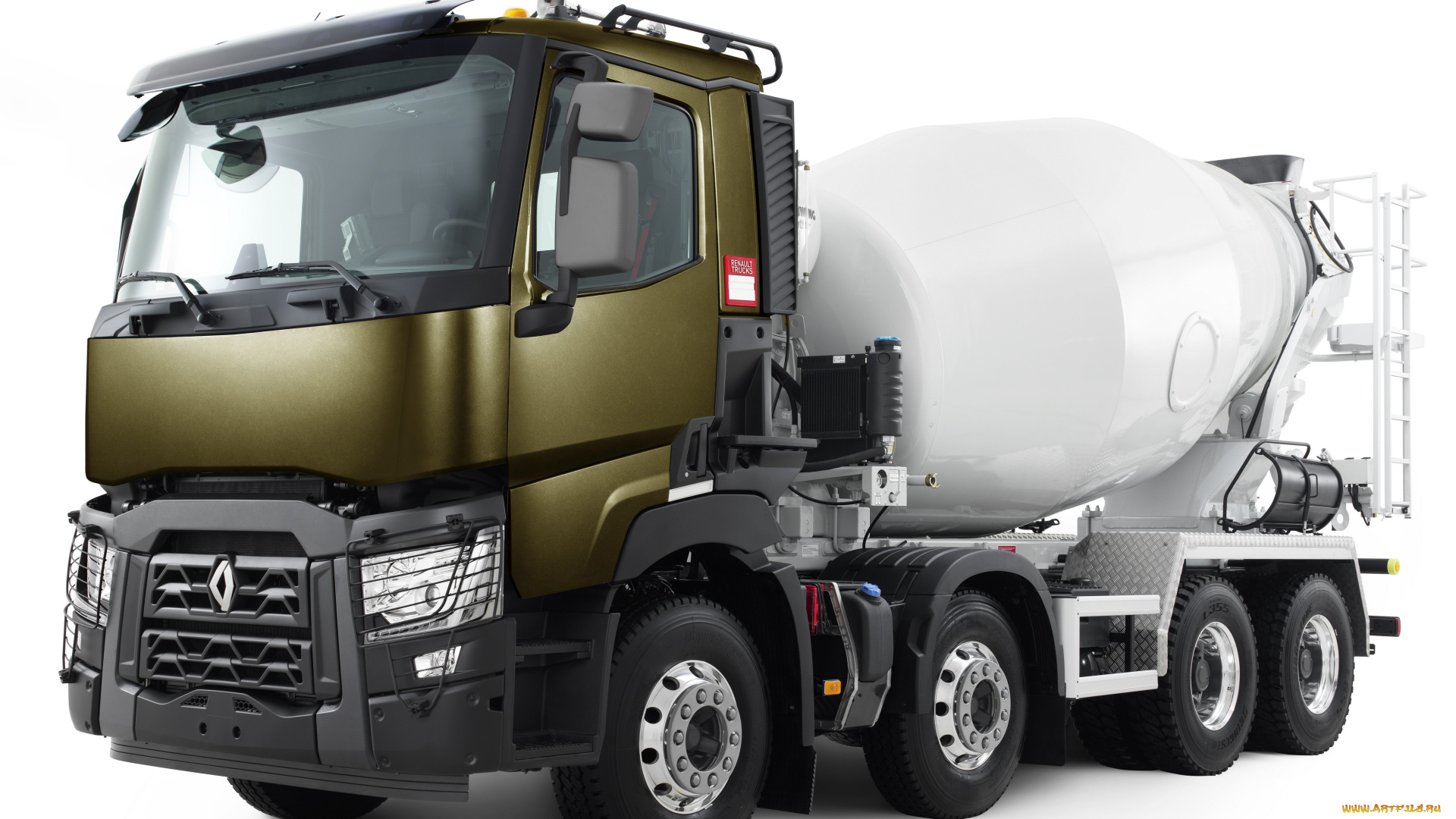 автомобили, renault, зеленый, 2013г, 8x4, c, 430